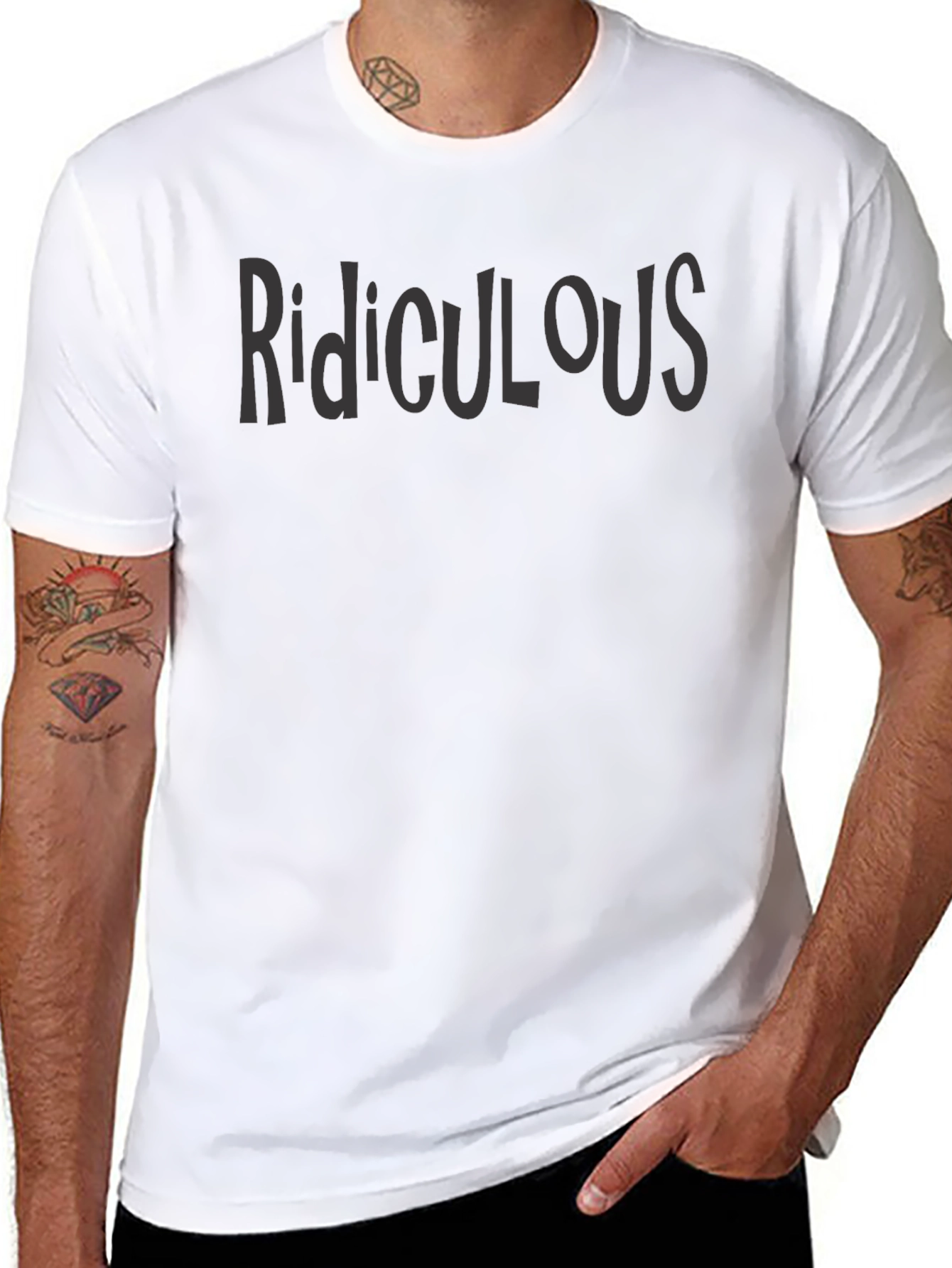 Ridiculous Graphic Tee - Soft Cotton Crew Neck T-Shirt