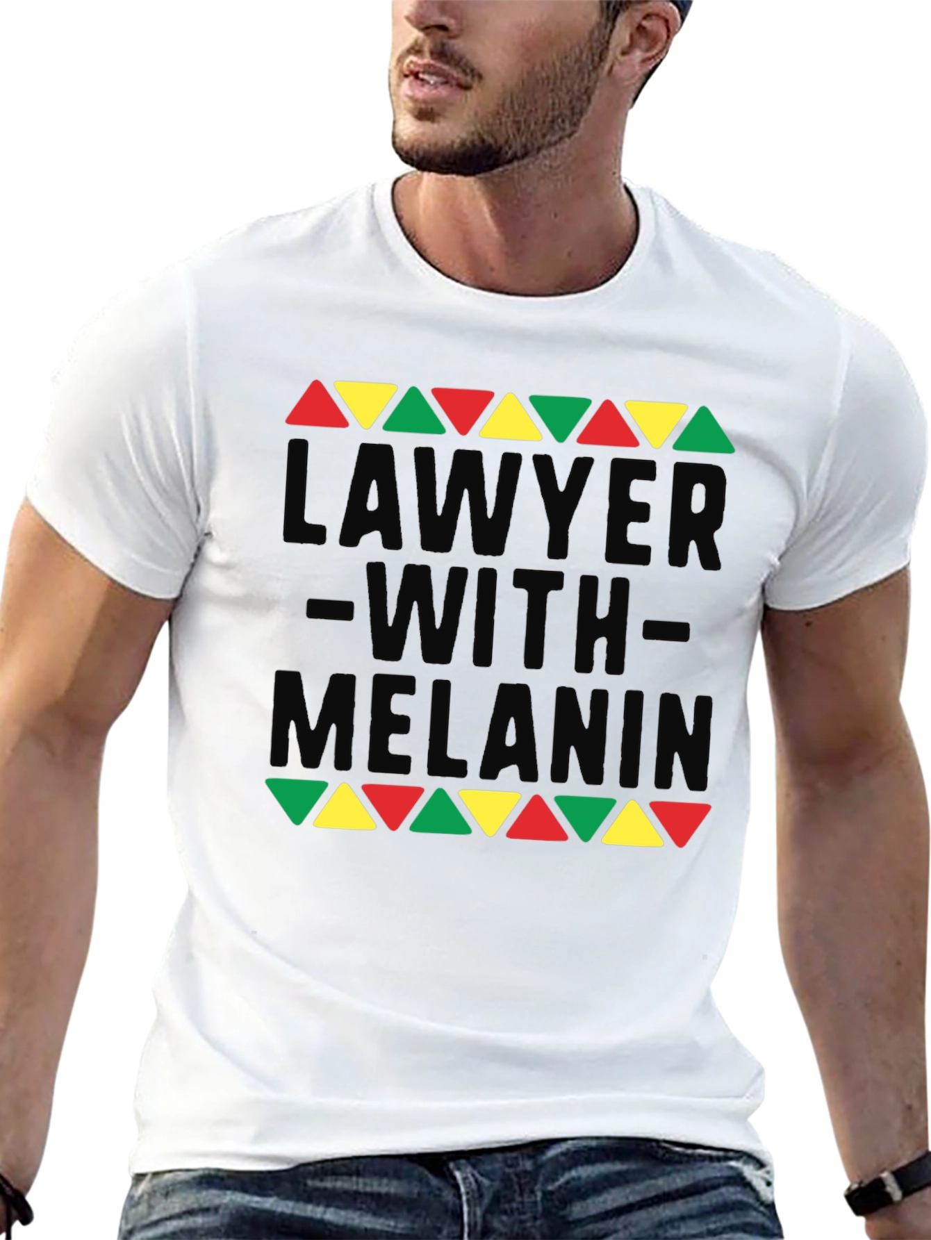 Lawyer With Melanin Graphic T-Shirt - Black Pride