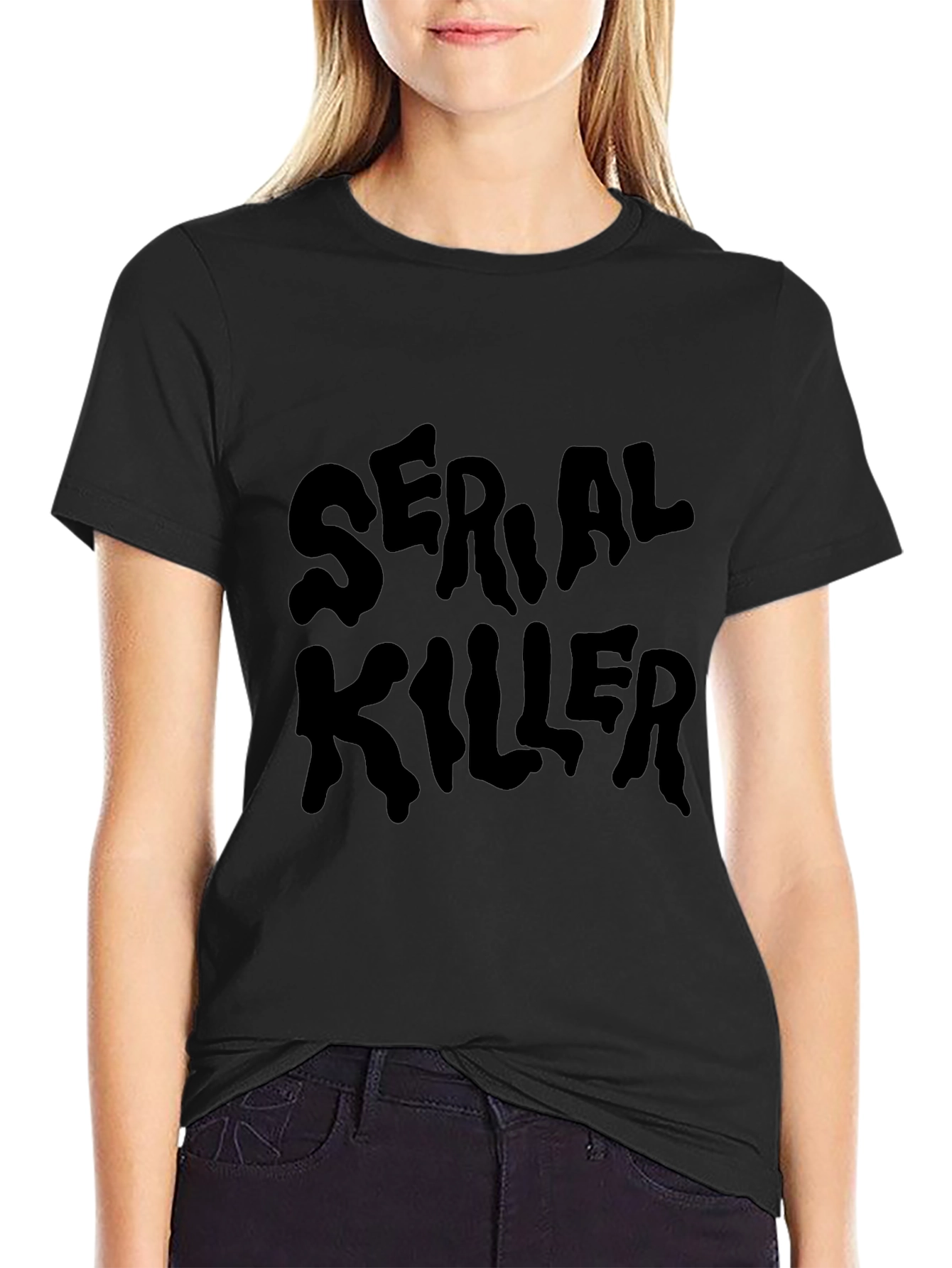Serial Killer Graphic Tee - Mens Black T-Shirt