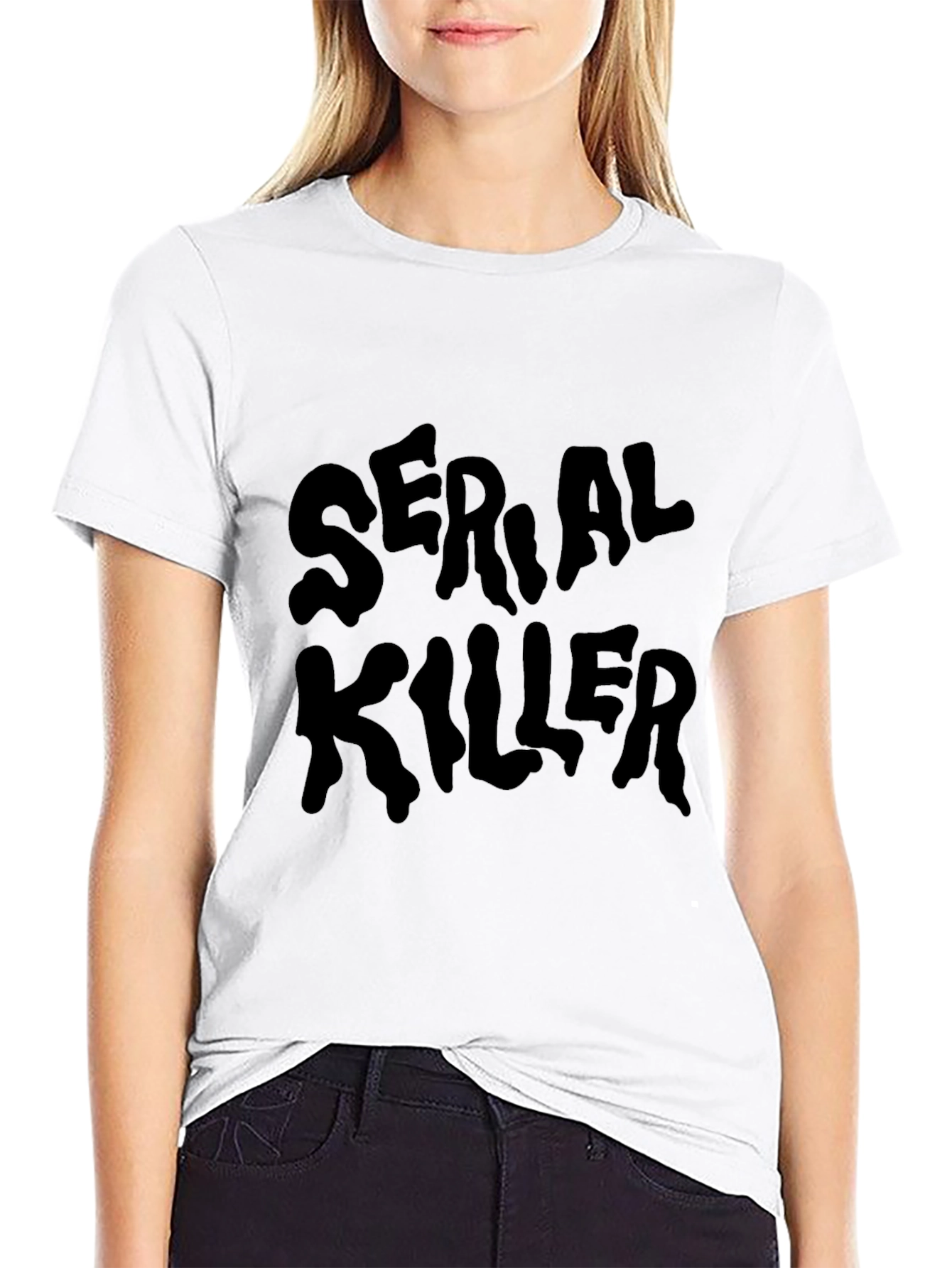 Serial Killer Graphic Tee - Mens Black T-Shirt