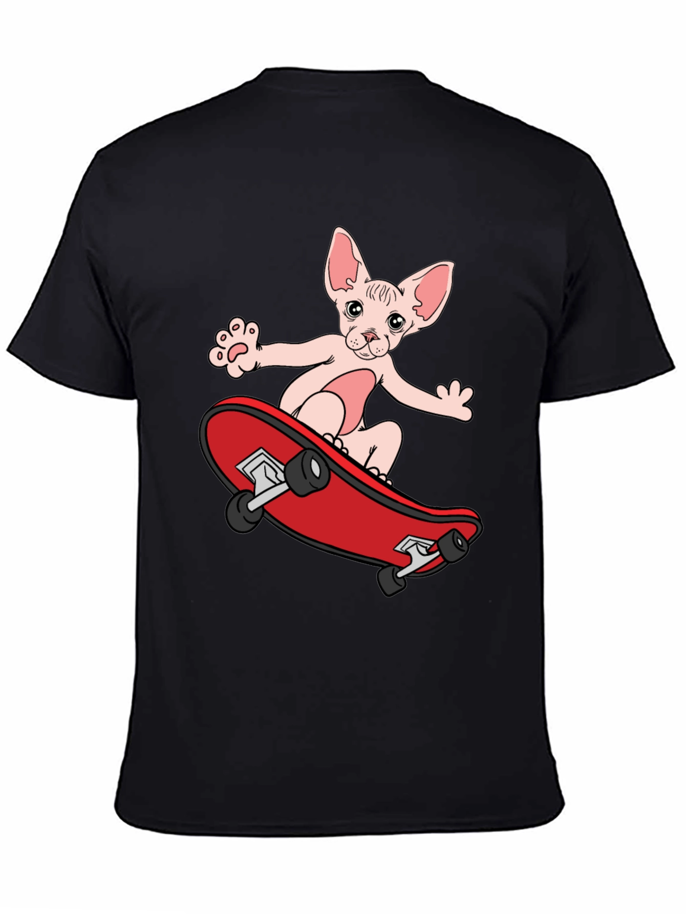 Cool Cat Skateboarder T-Shirt