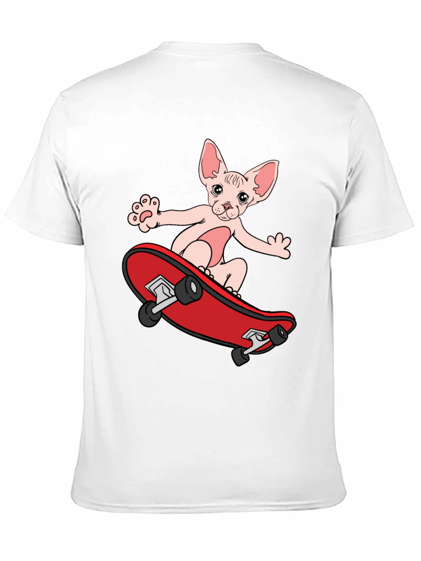 Cool Cat Skateboarder T-Shirt