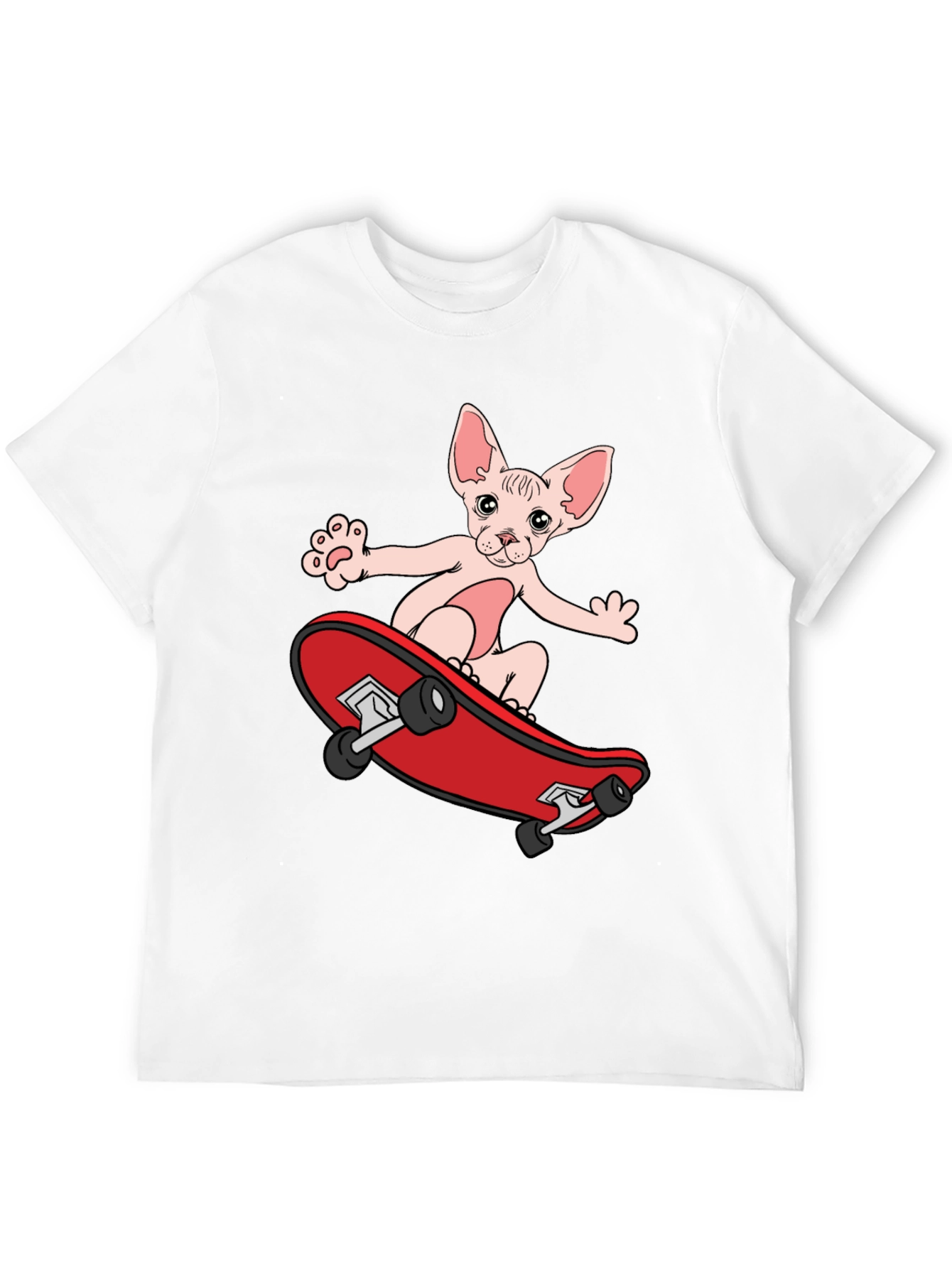Cool Cat Skateboarder T-Shirt
