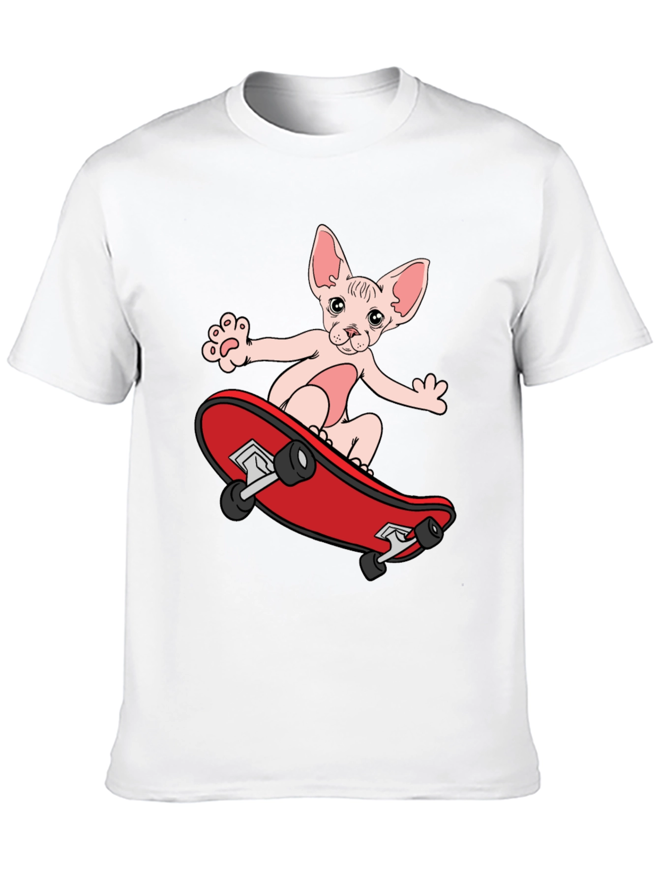 Cool Cat Skateboarder T-Shirt