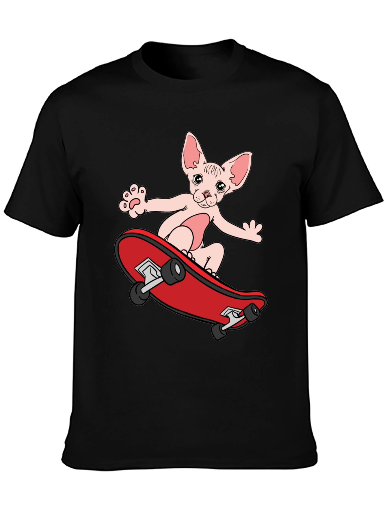 Cool Cat Skateboarder T-Shirt