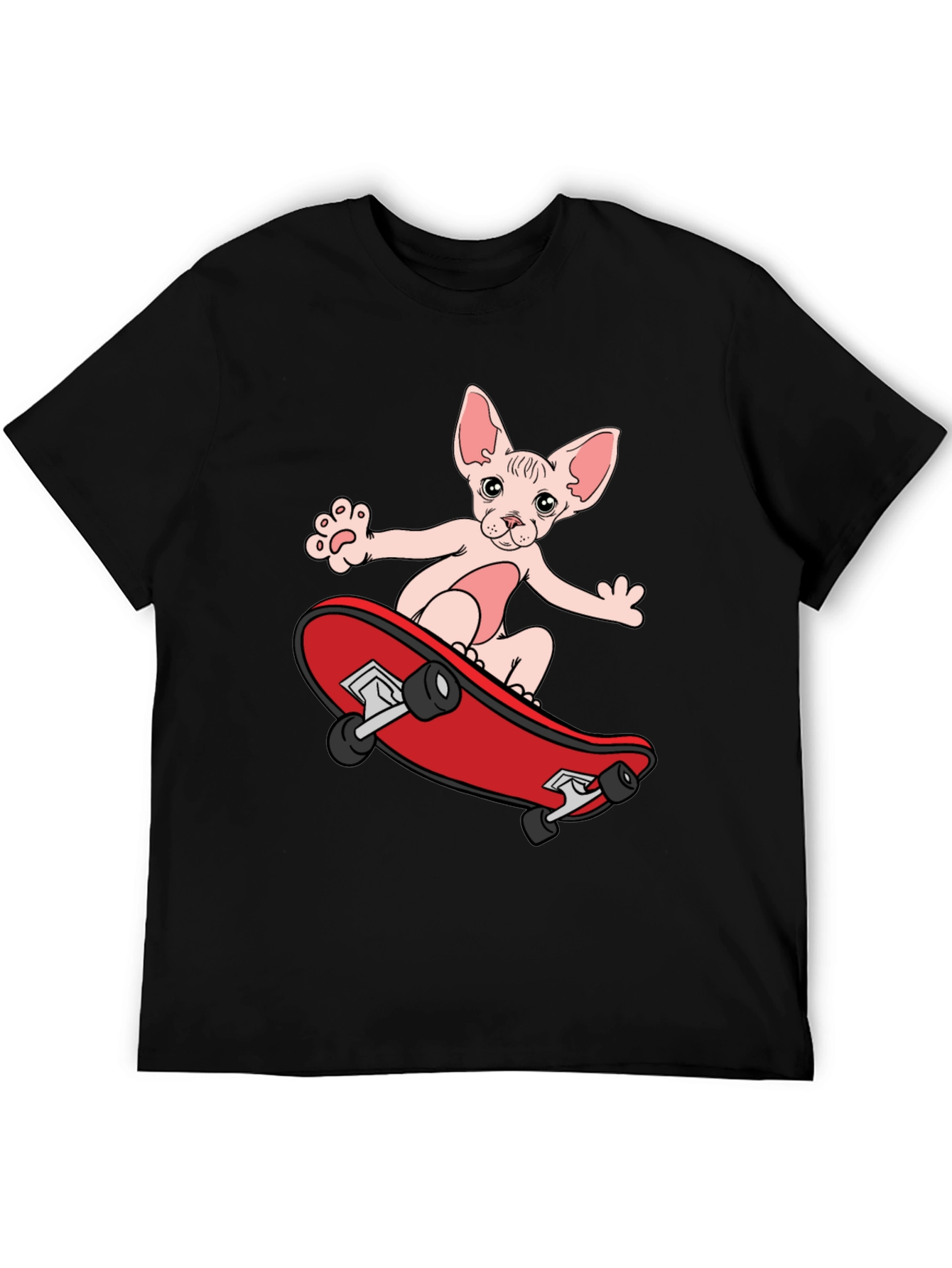 Cool Cat Skateboarder T-Shirt