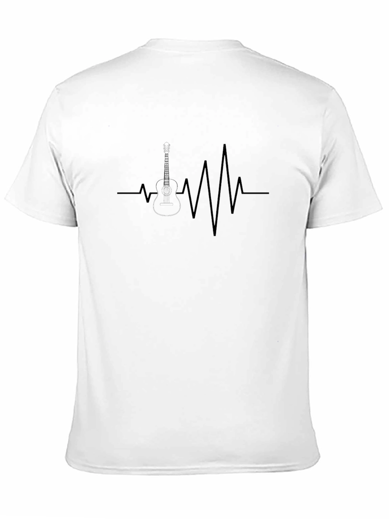 Guitar Heartbeat T-Shirt - Music Lover Tee