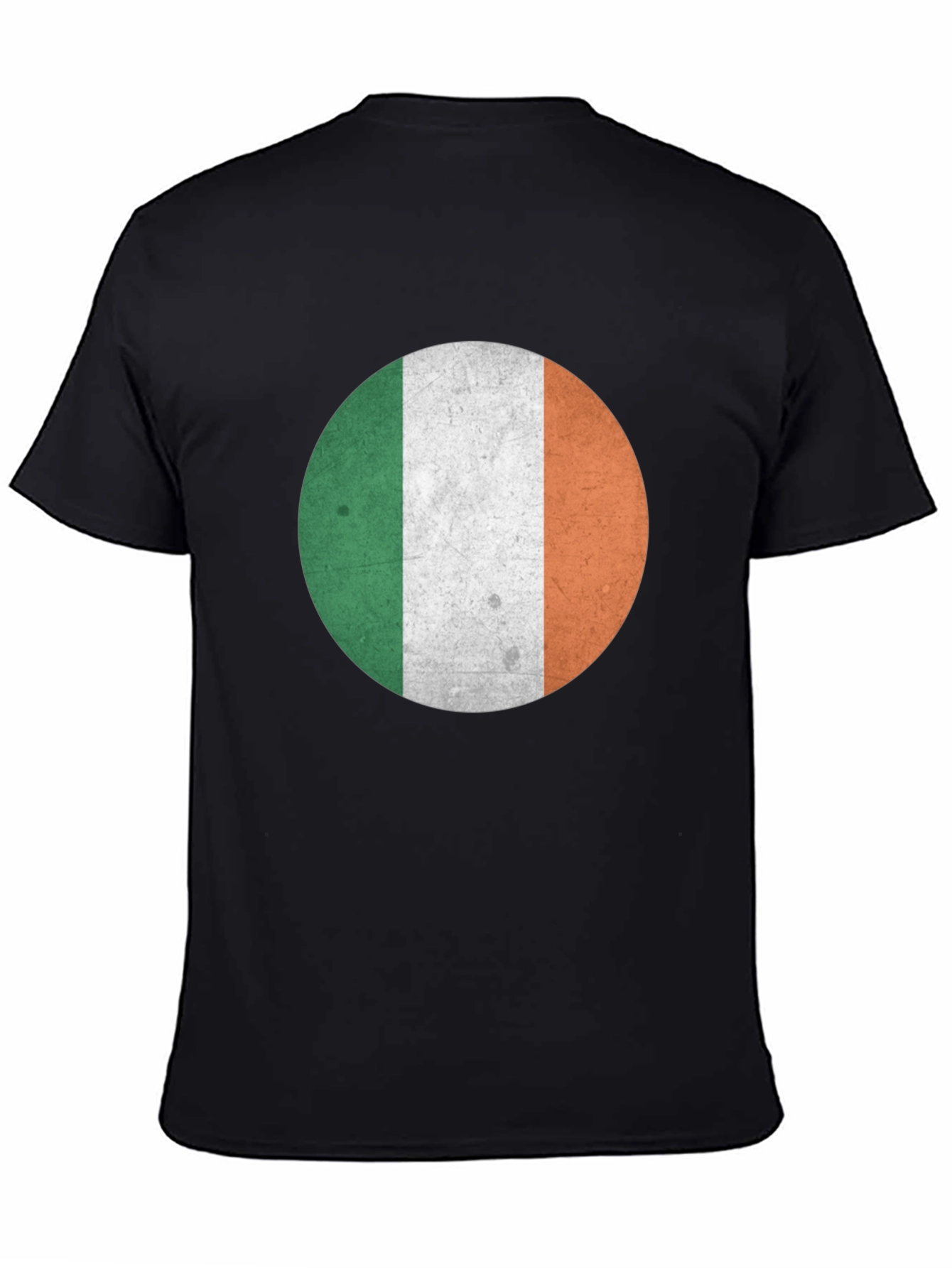 Irish Flag T-Shirt - Round Design