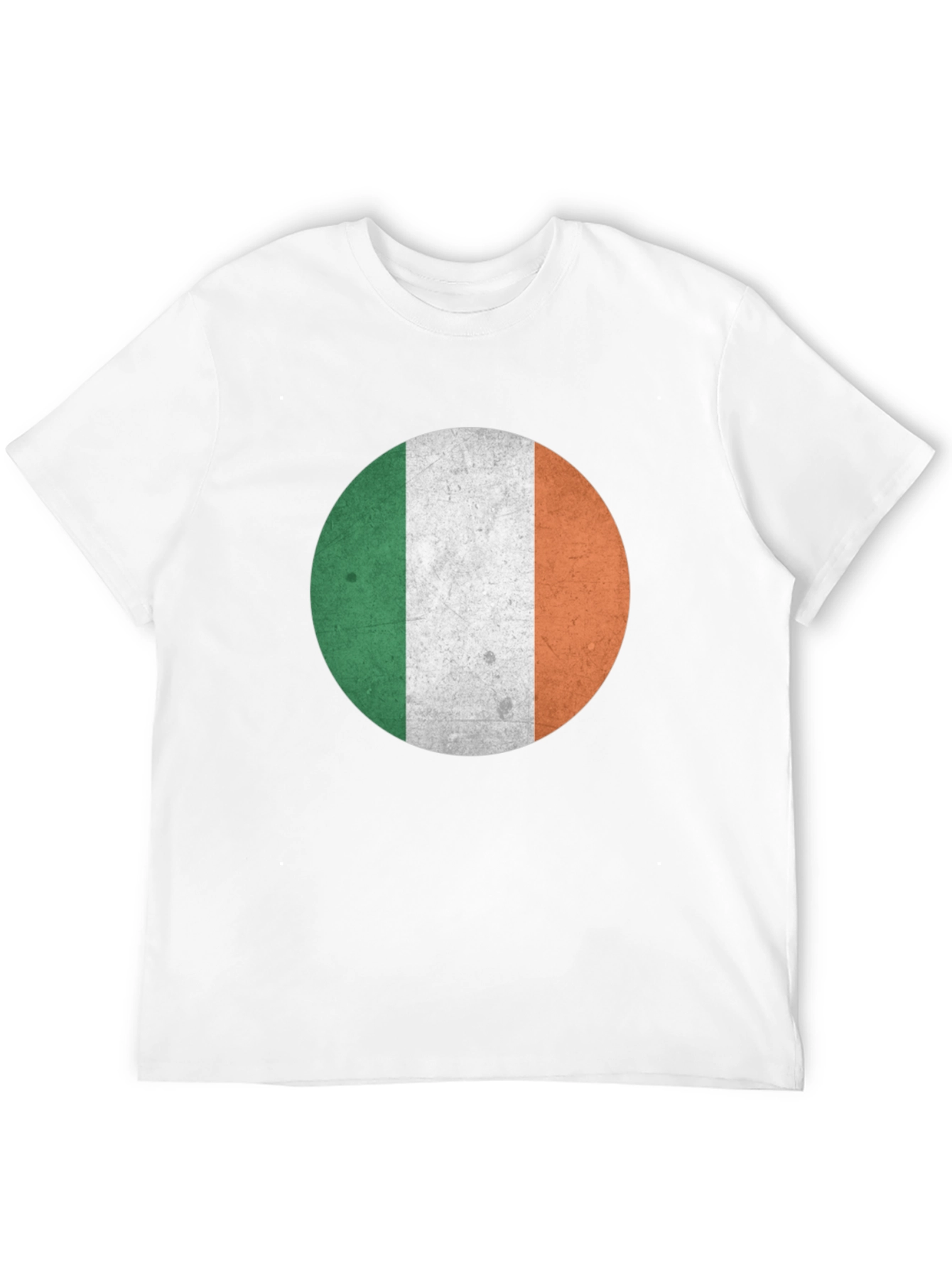 Irish Flag T-Shirt - Round Design