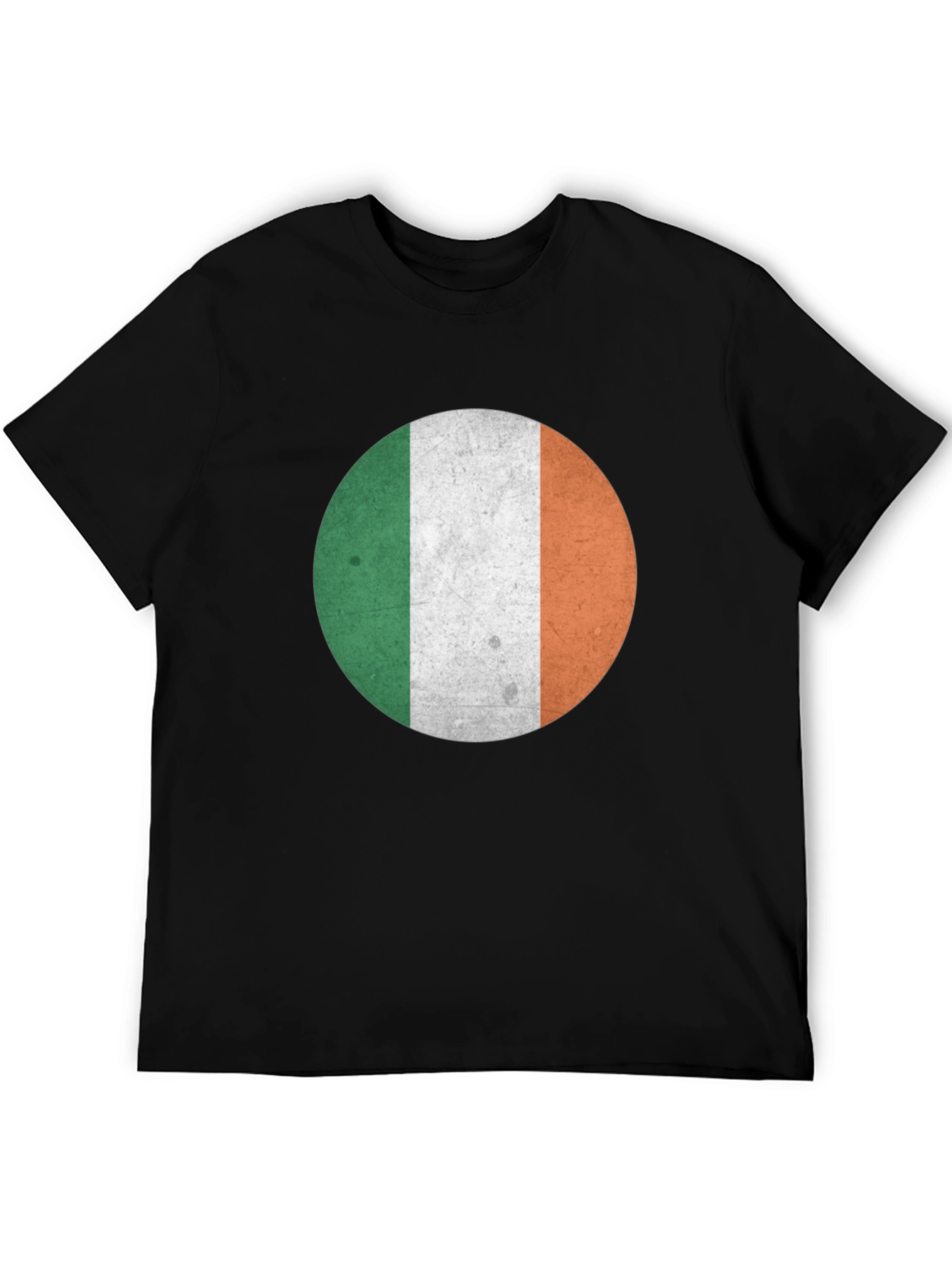 Irish Flag T-Shirt - Round Design
