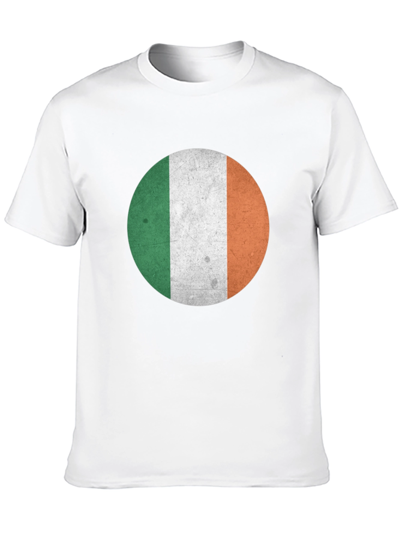 Irish Flag T-Shirt - Round Design