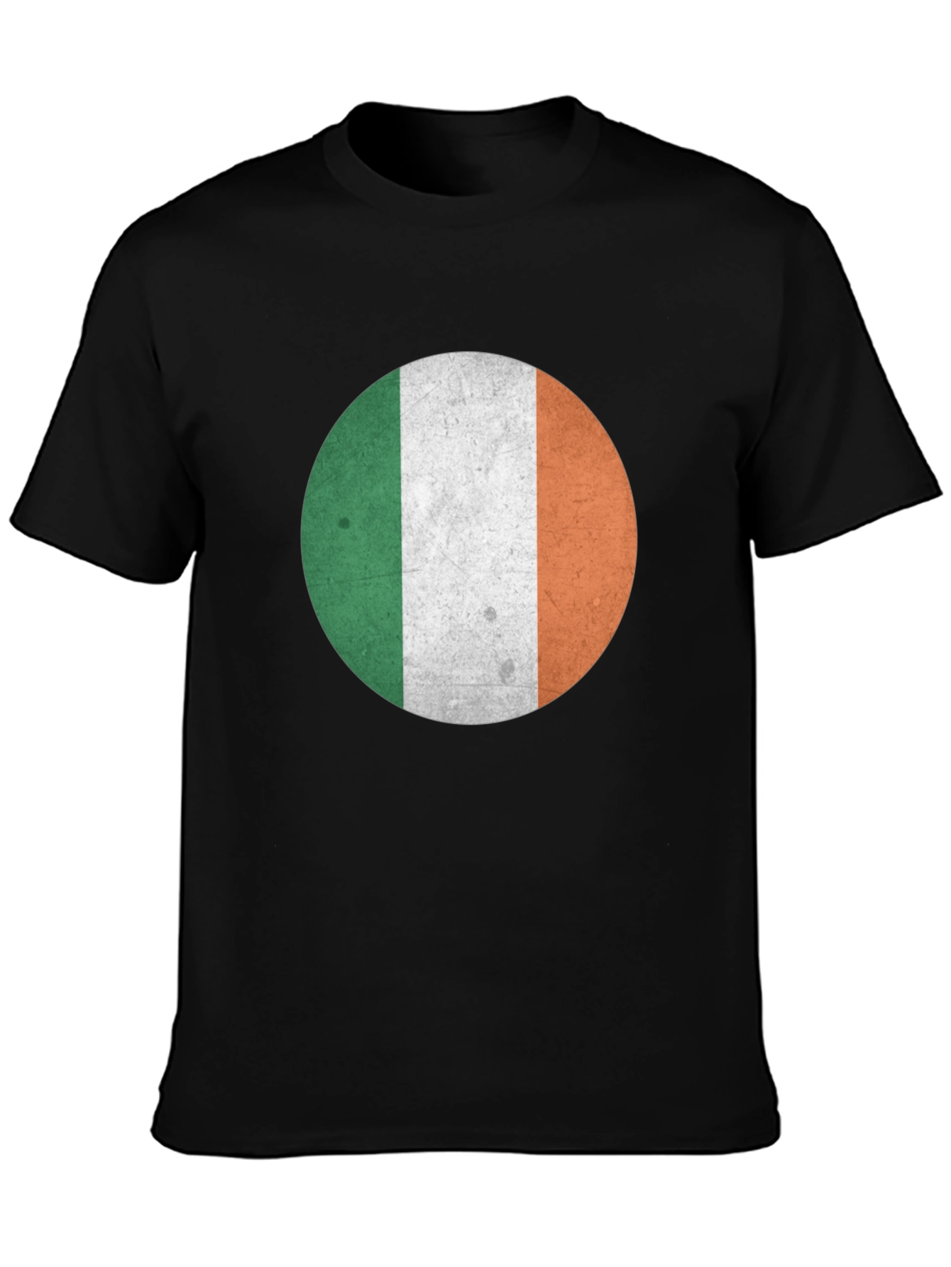 Irish Flag T-Shirt - Round Design