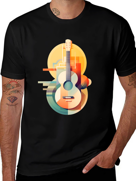 Abstract Guitar Graphic Tee