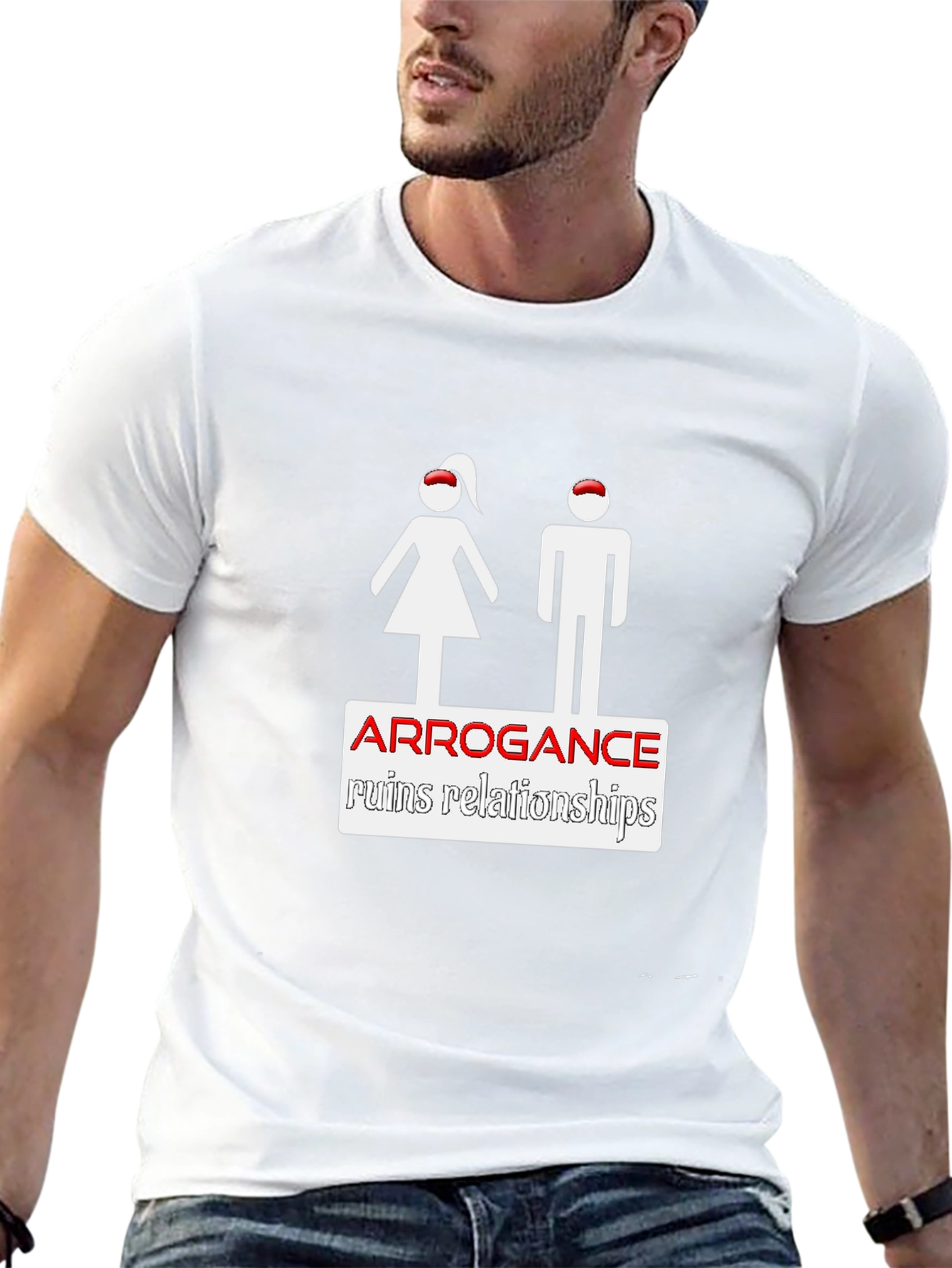 Arrogance Ruins Relationships Graphic Tee