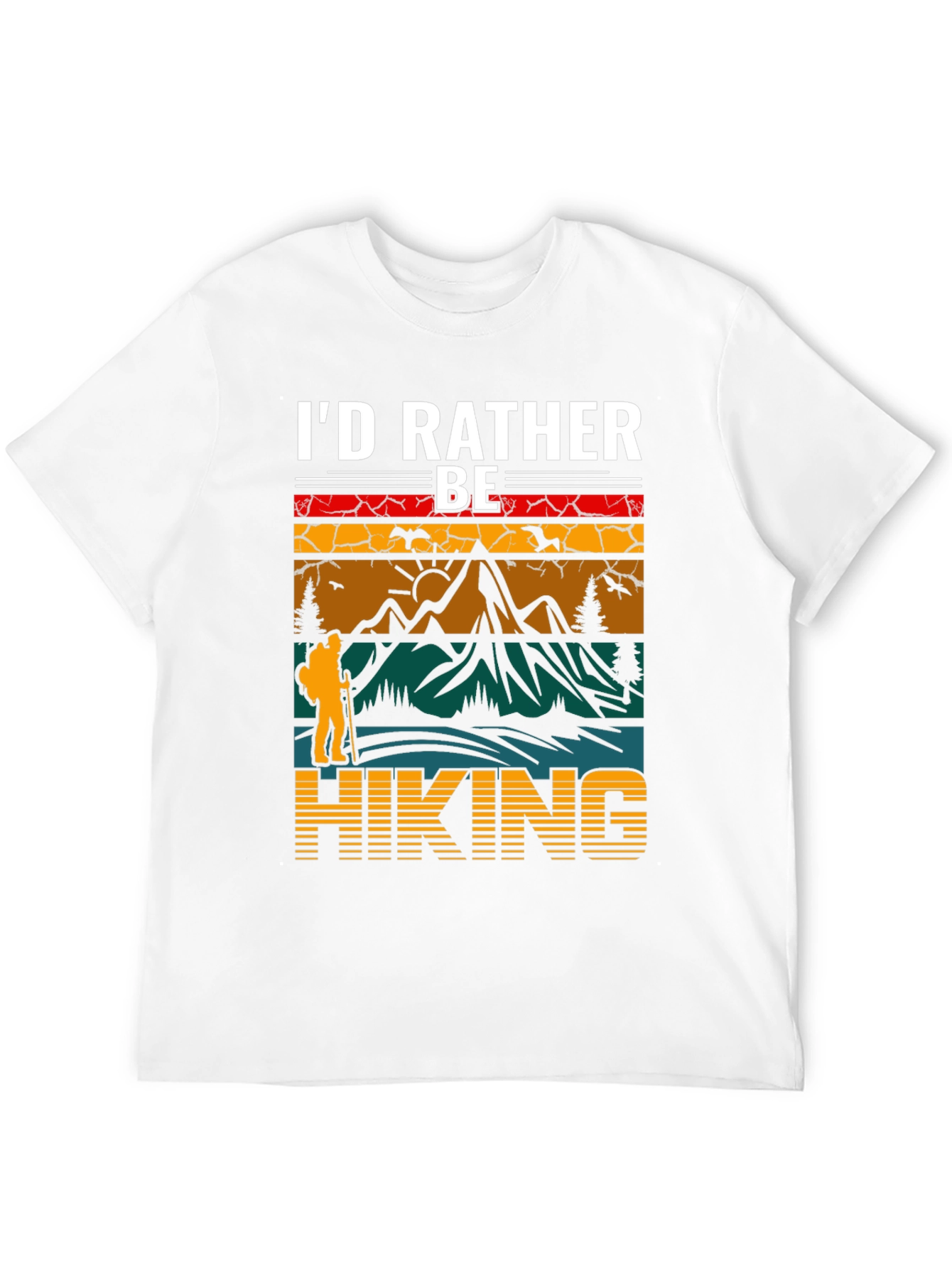 Id Rather Be Hiking T-Shirt - Adventure Tee