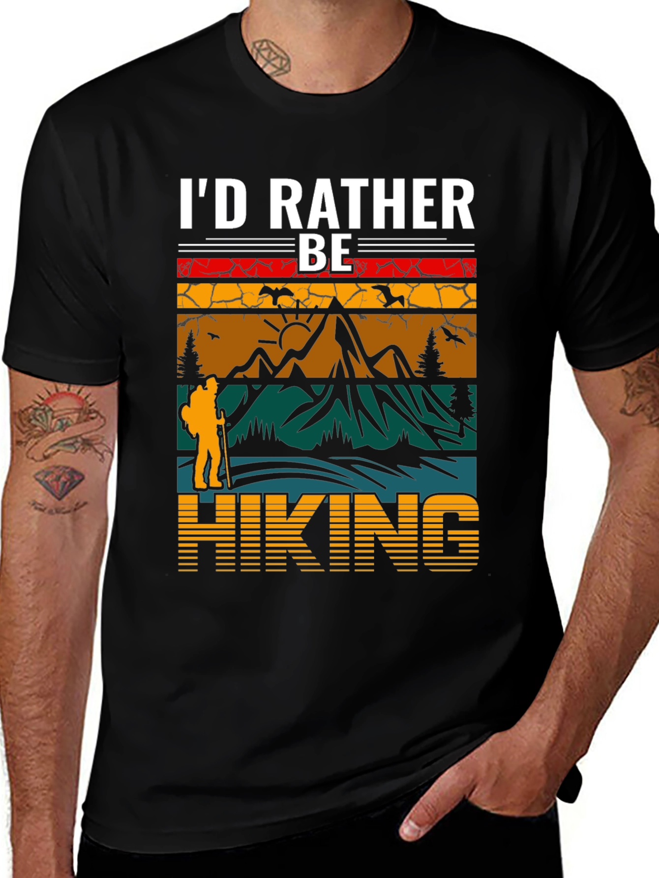 Id Rather Be Hiking T-Shirt - Adventure Tee