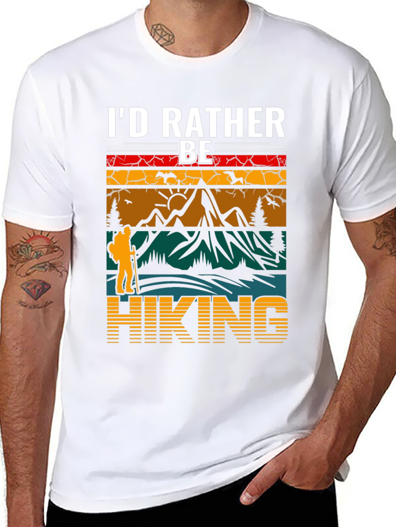 Id Rather Be Hiking T-Shirt - Adventure Tee