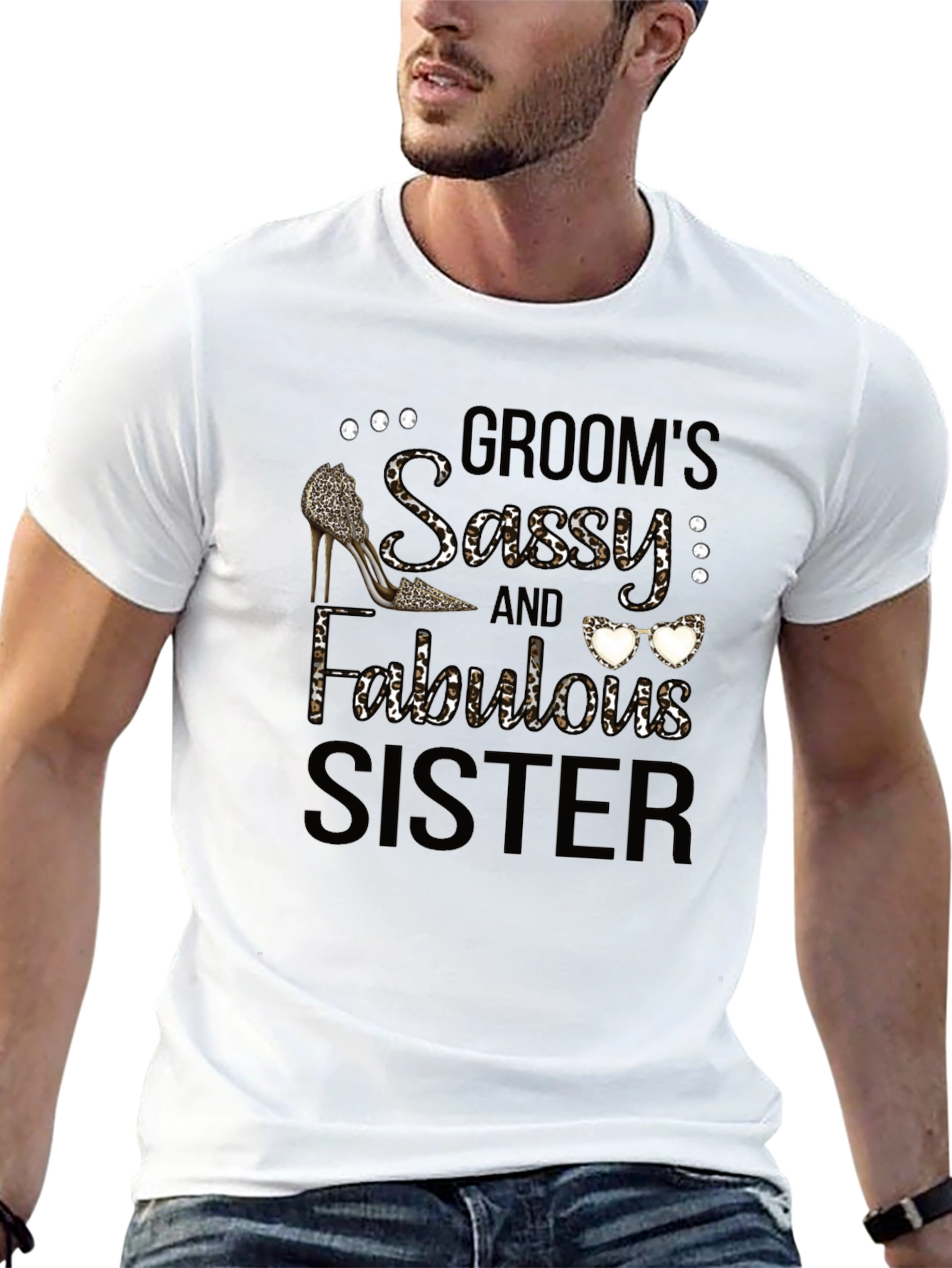 Grooms Sassy & Fabulous Sister T-Shirt