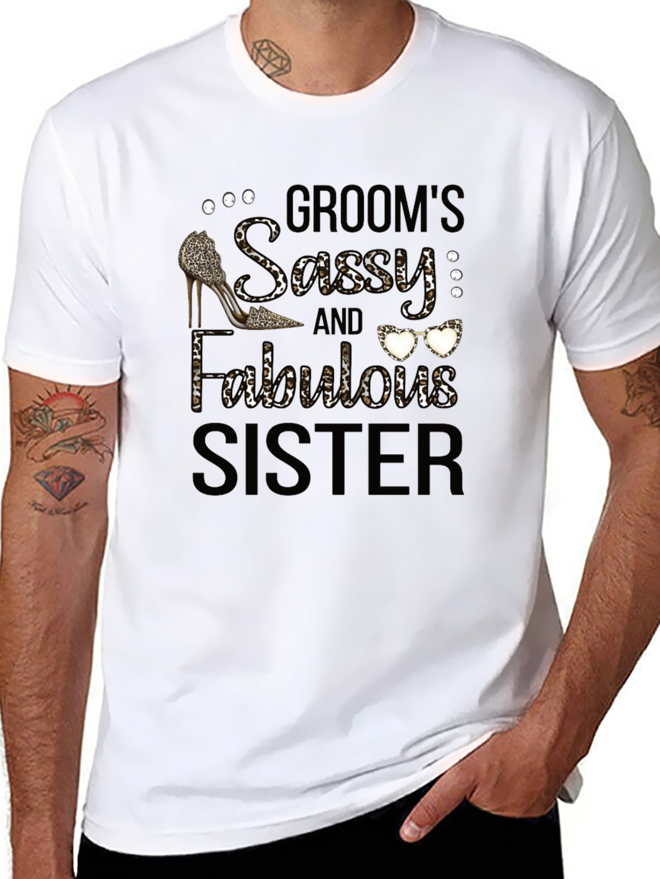 Grooms Sassy & Fabulous Sister T-Shirt