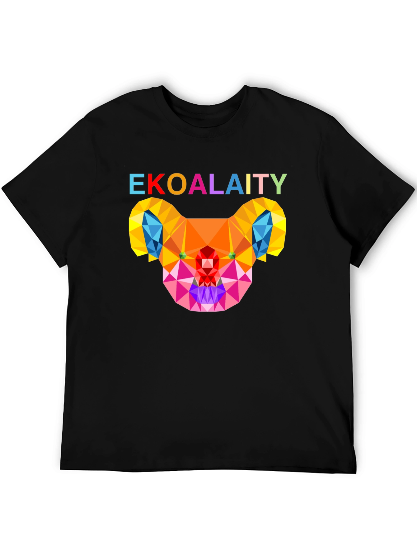 Geometric Koala T-Shirt - Bold Animal Graphic Tee