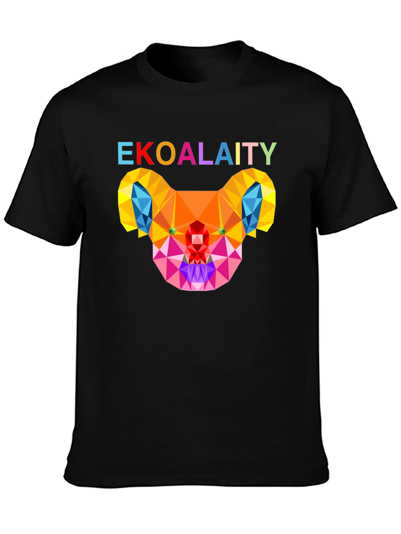 Geometric Koala T-Shirt - Bold Animal Graphic Tee