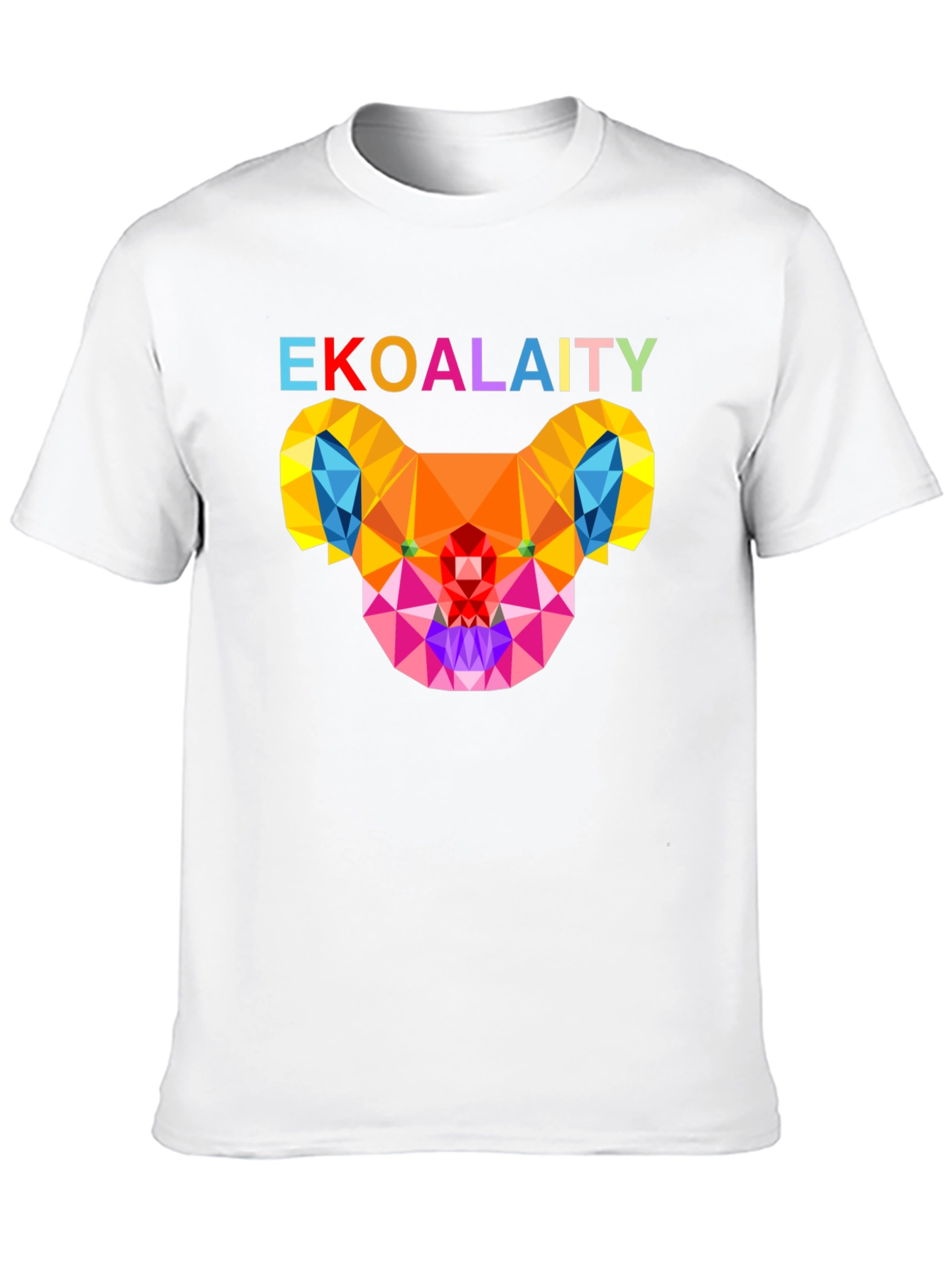 Geometric Koala T-Shirt - Bold Animal Graphic Tee