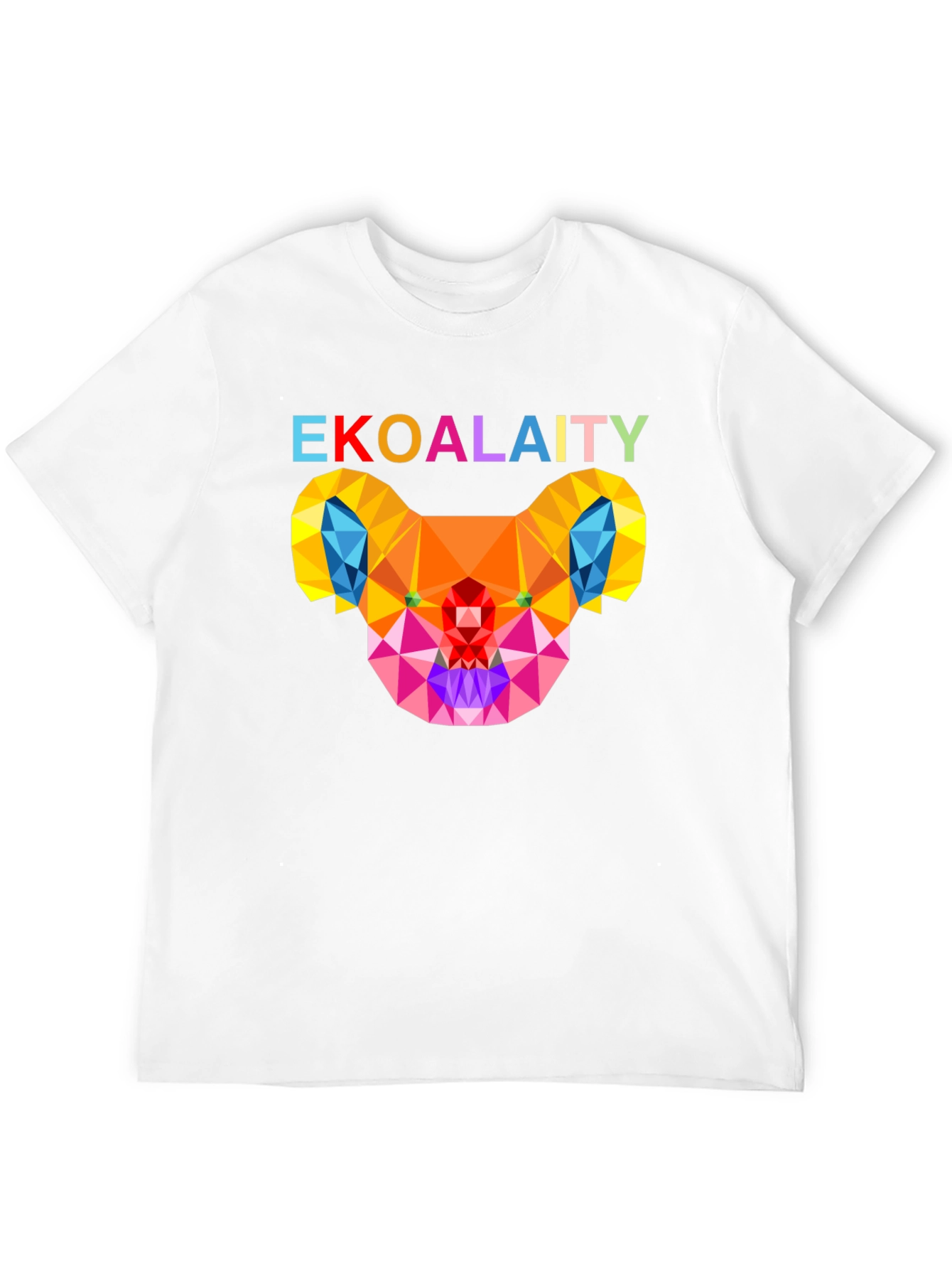 Geometric Koala T-Shirt - Bold Animal Graphic Tee