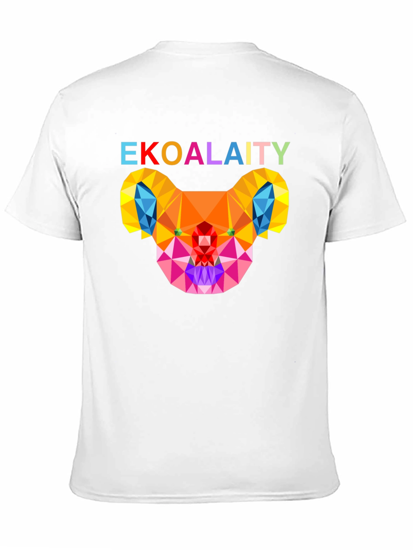 Geometric Koala T-Shirt - Bold Animal Graphic Tee