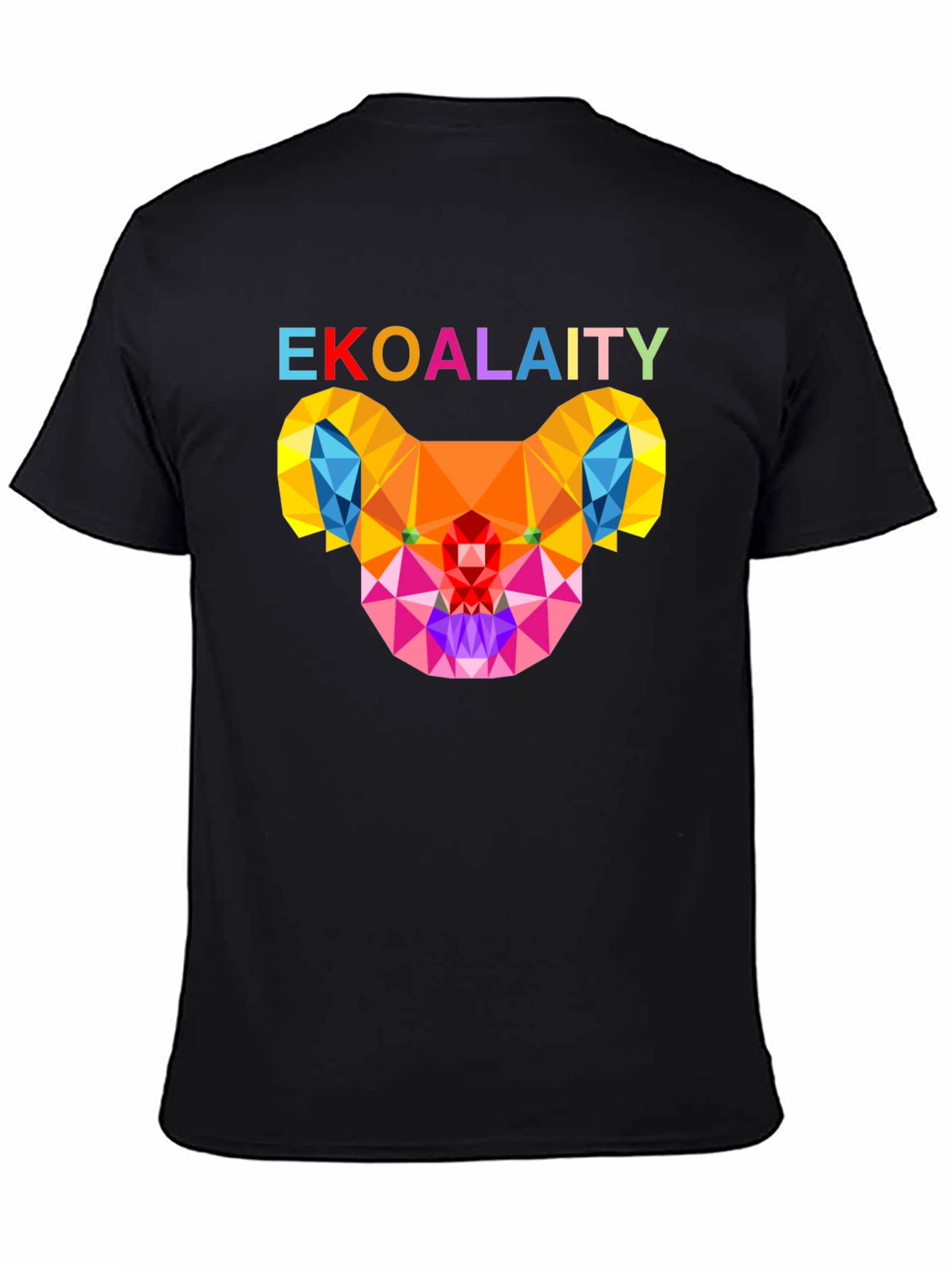 Geometric Koala T-Shirt - Bold Animal Graphic Tee