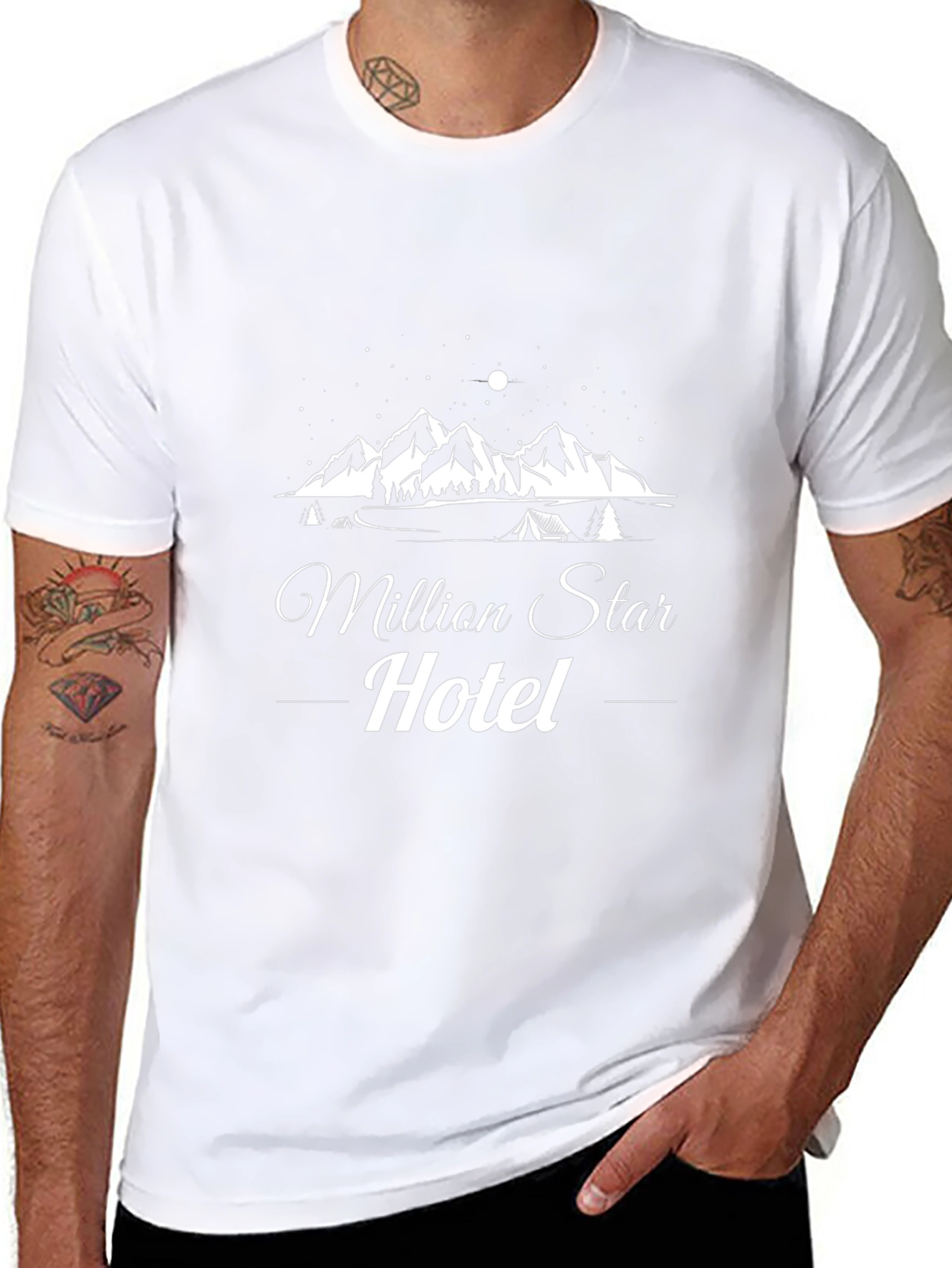 Million Star Hotel Camping T-Shirt