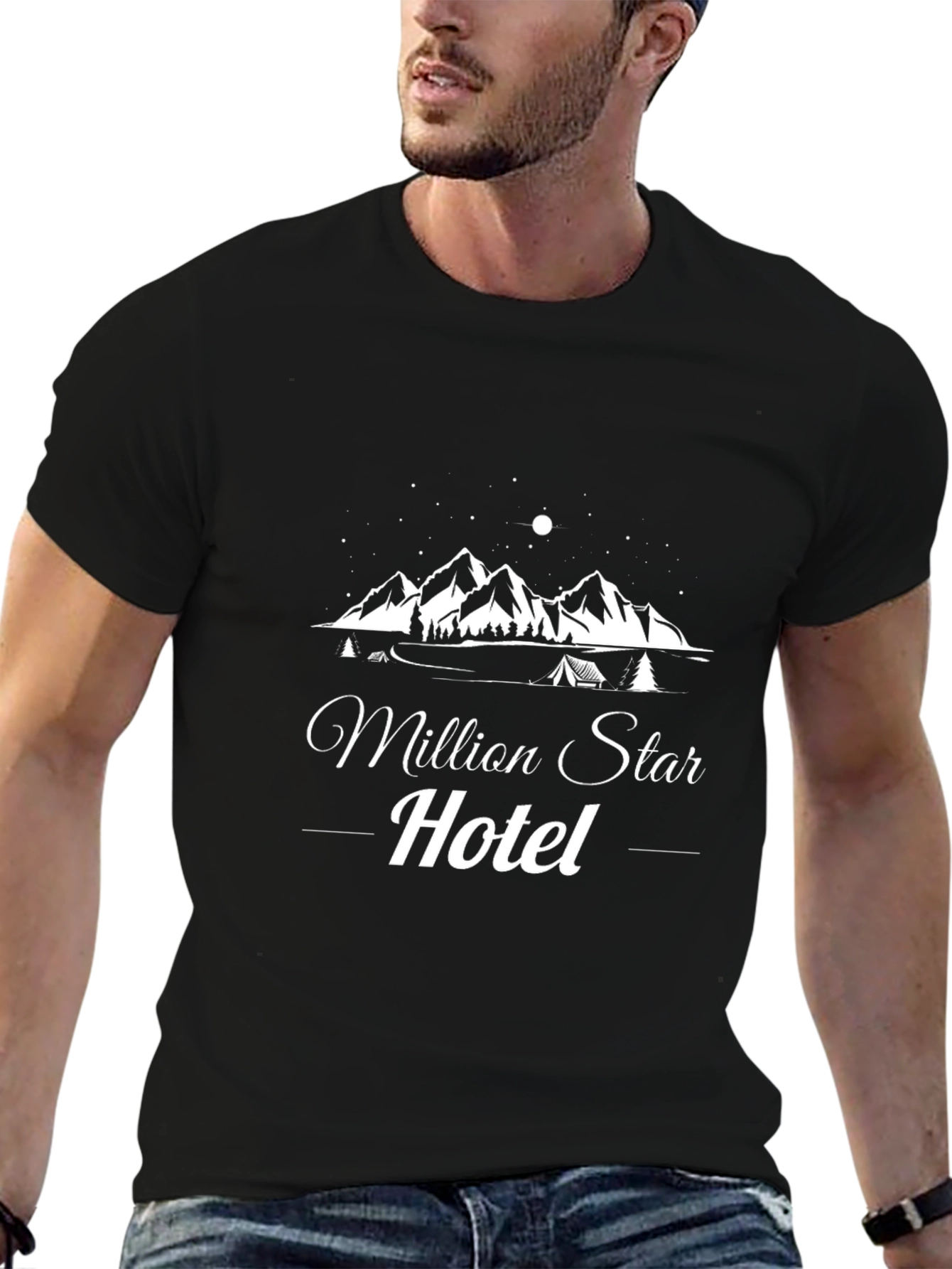 Million Star Hotel Camping T-Shirt