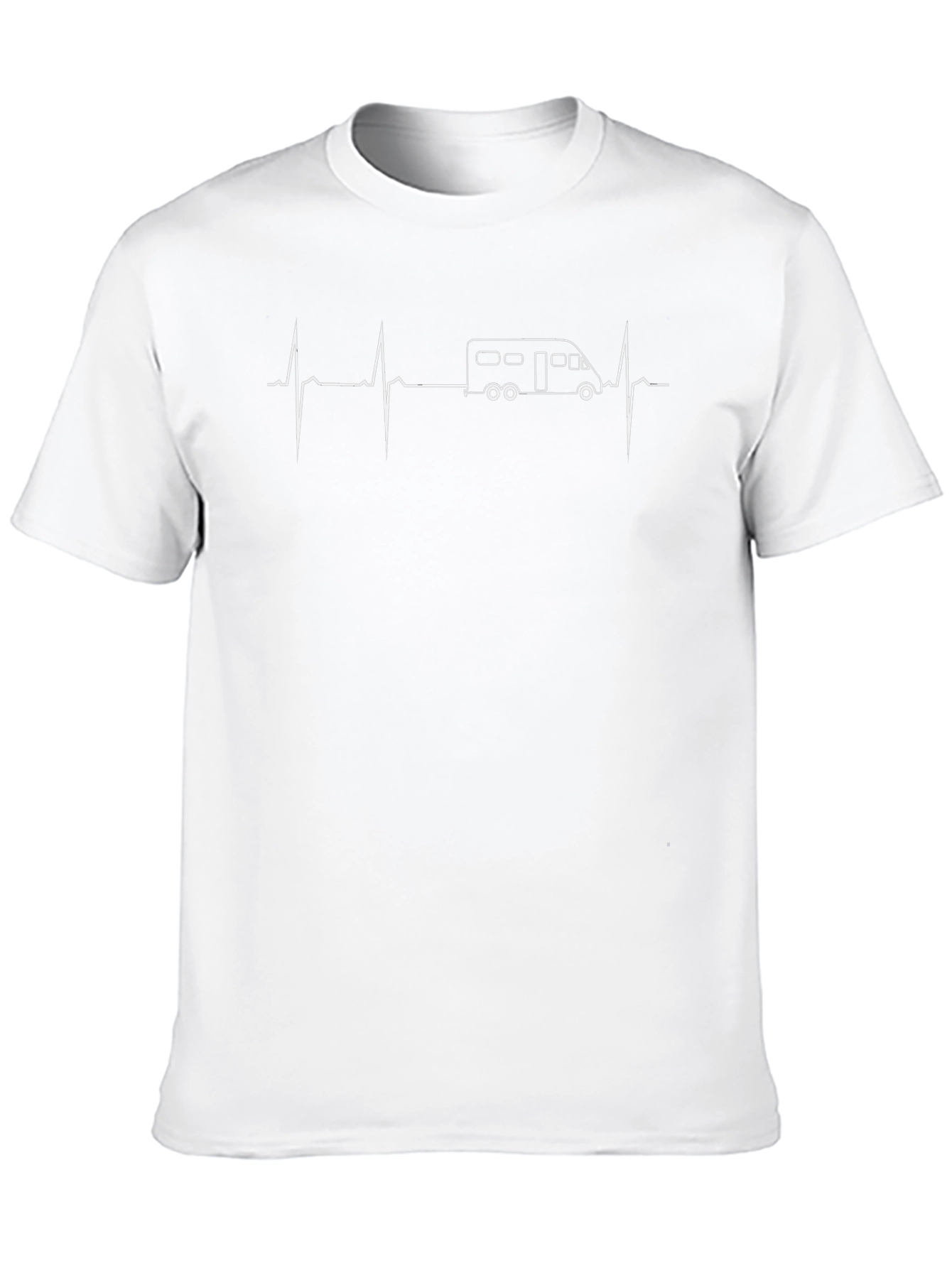 RV Heartbeat T-Shirt: Camping Adventure Tee