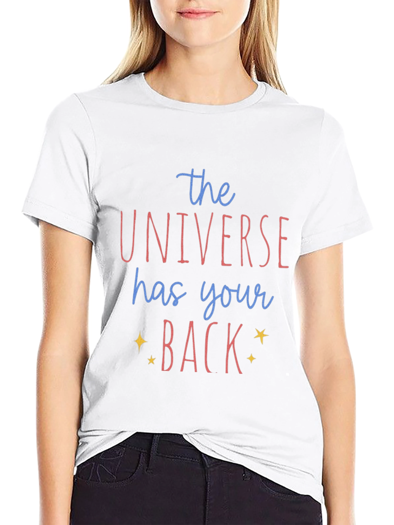 Universe Has Your Back Graphic Tee - Black Unisex
