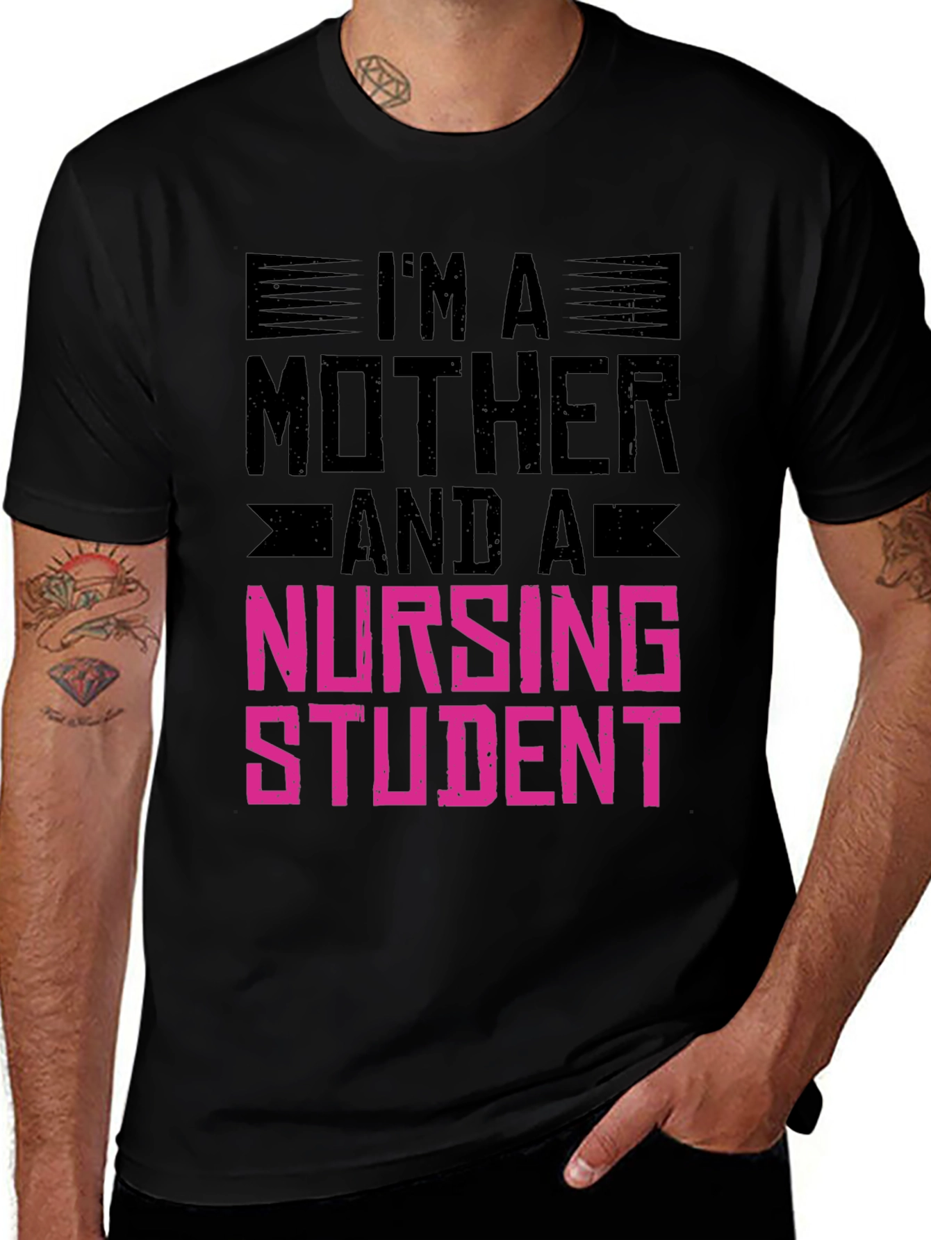 Im A Mother and a Nursing Student T-Shirt