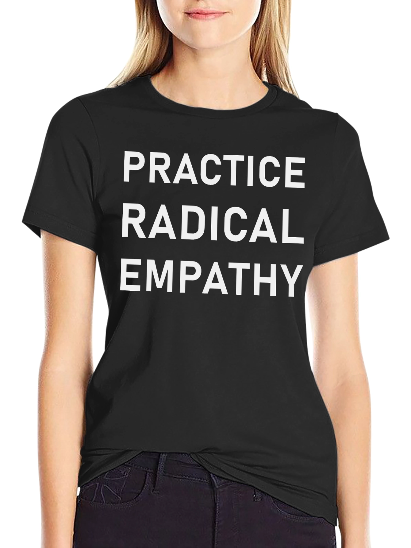 Practice Radical Empathy Black T-Shirt