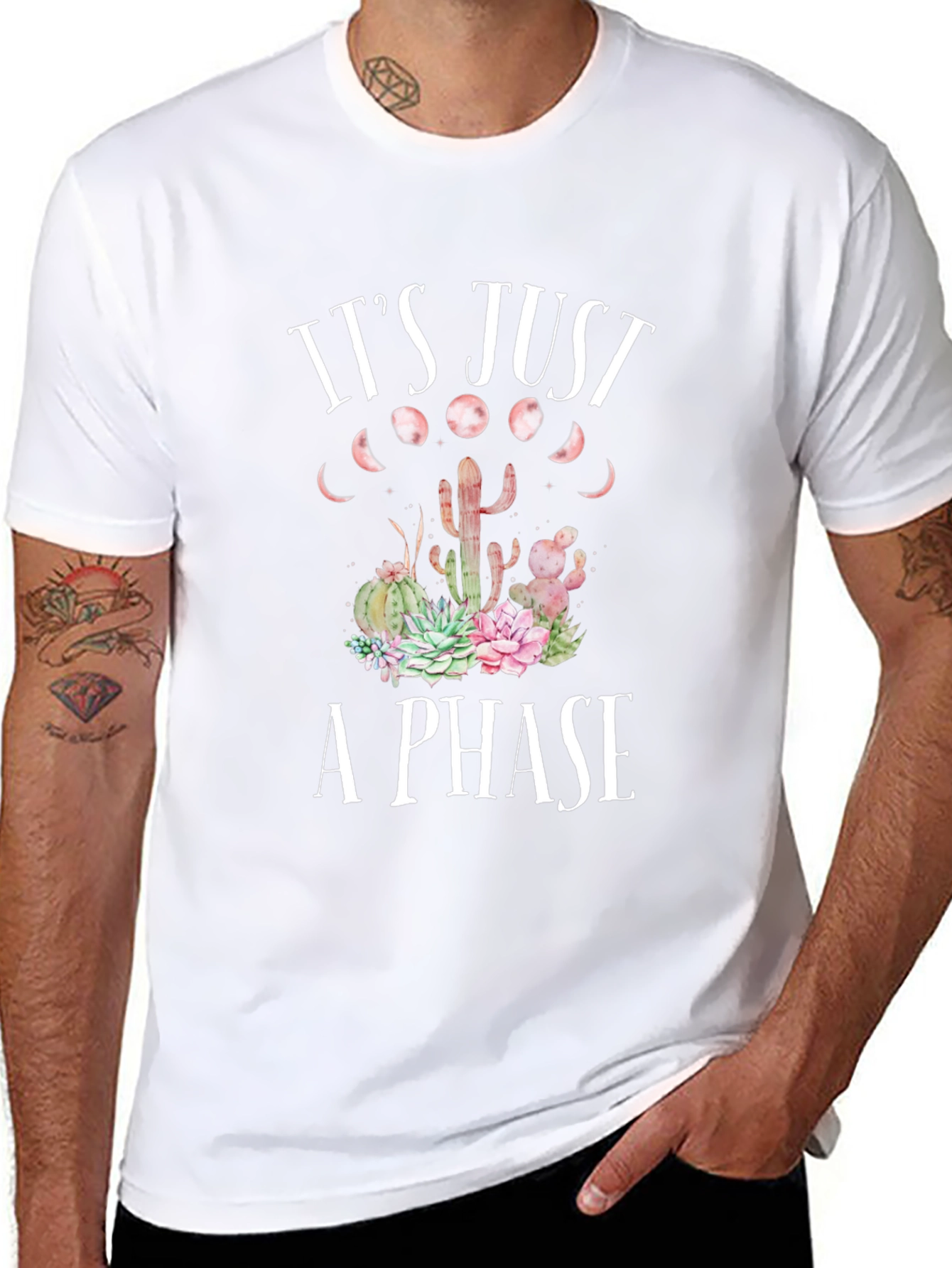 Its Just A Phase Cactus Graphic Tee