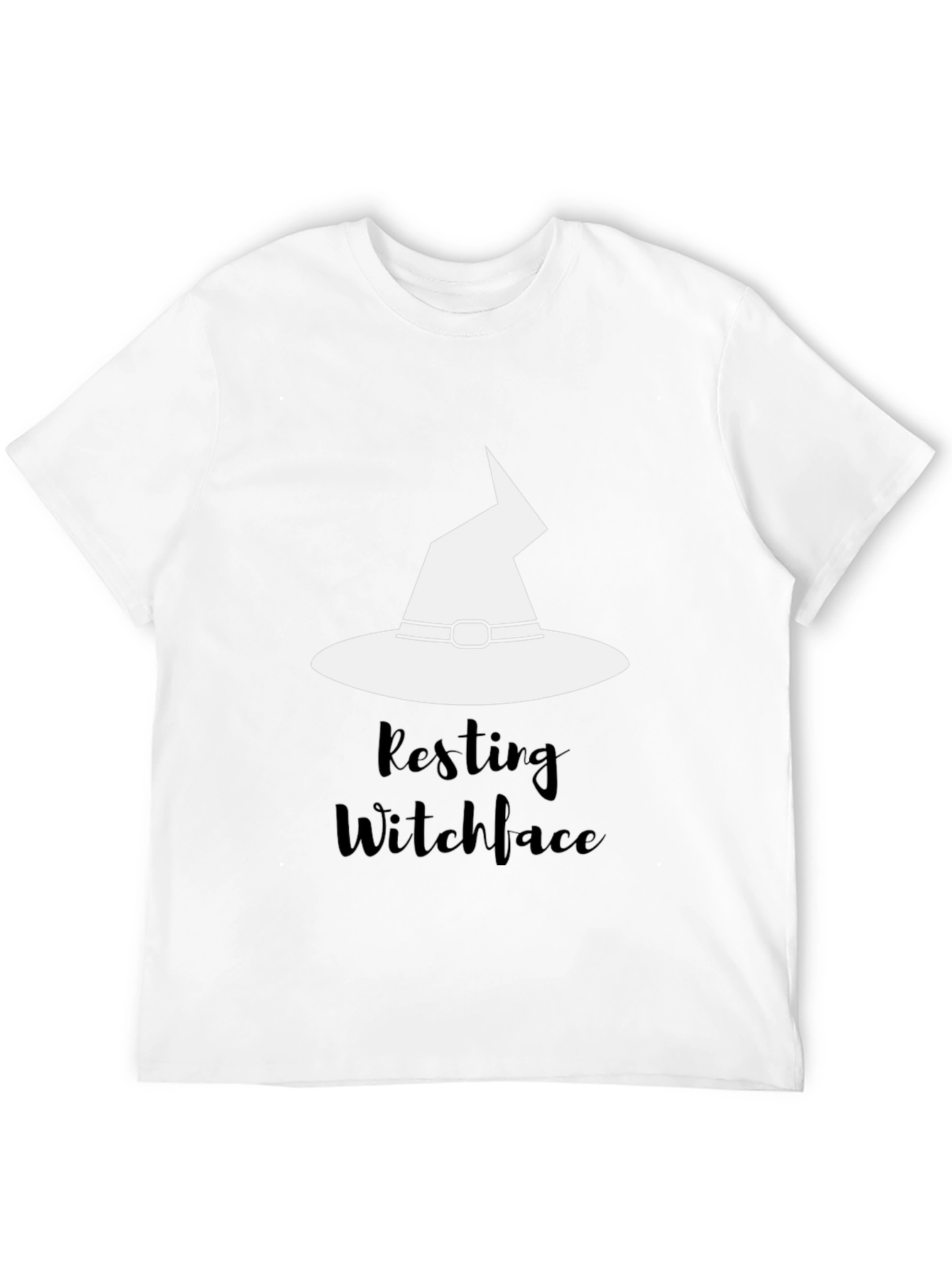 Resting Witchface T-Shirt - Halloween Apparel