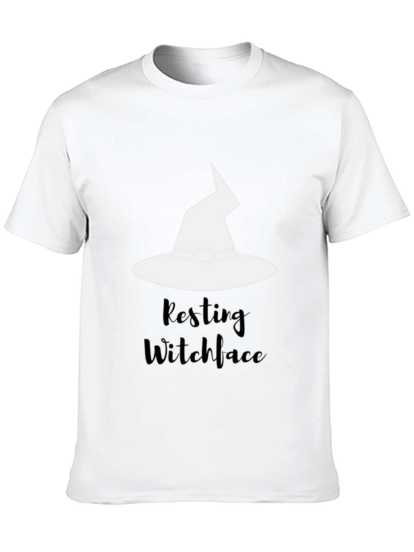 Resting Witchface T-Shirt - Halloween Apparel