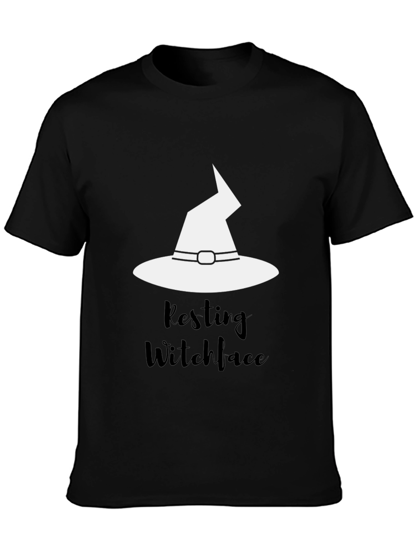 Resting Witchface T-Shirt - Halloween Apparel