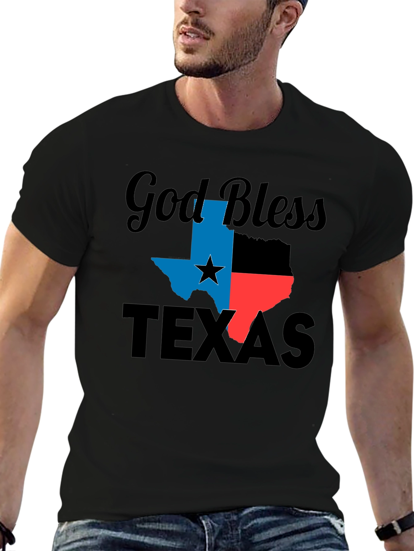God Bless Texas T-Shirt - Patriotic Pride