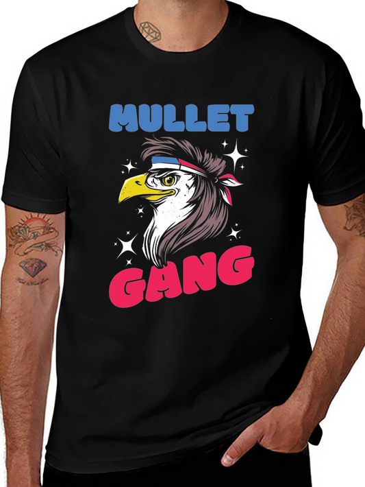 Mullet Gang Eagle Graphic Tee - Black