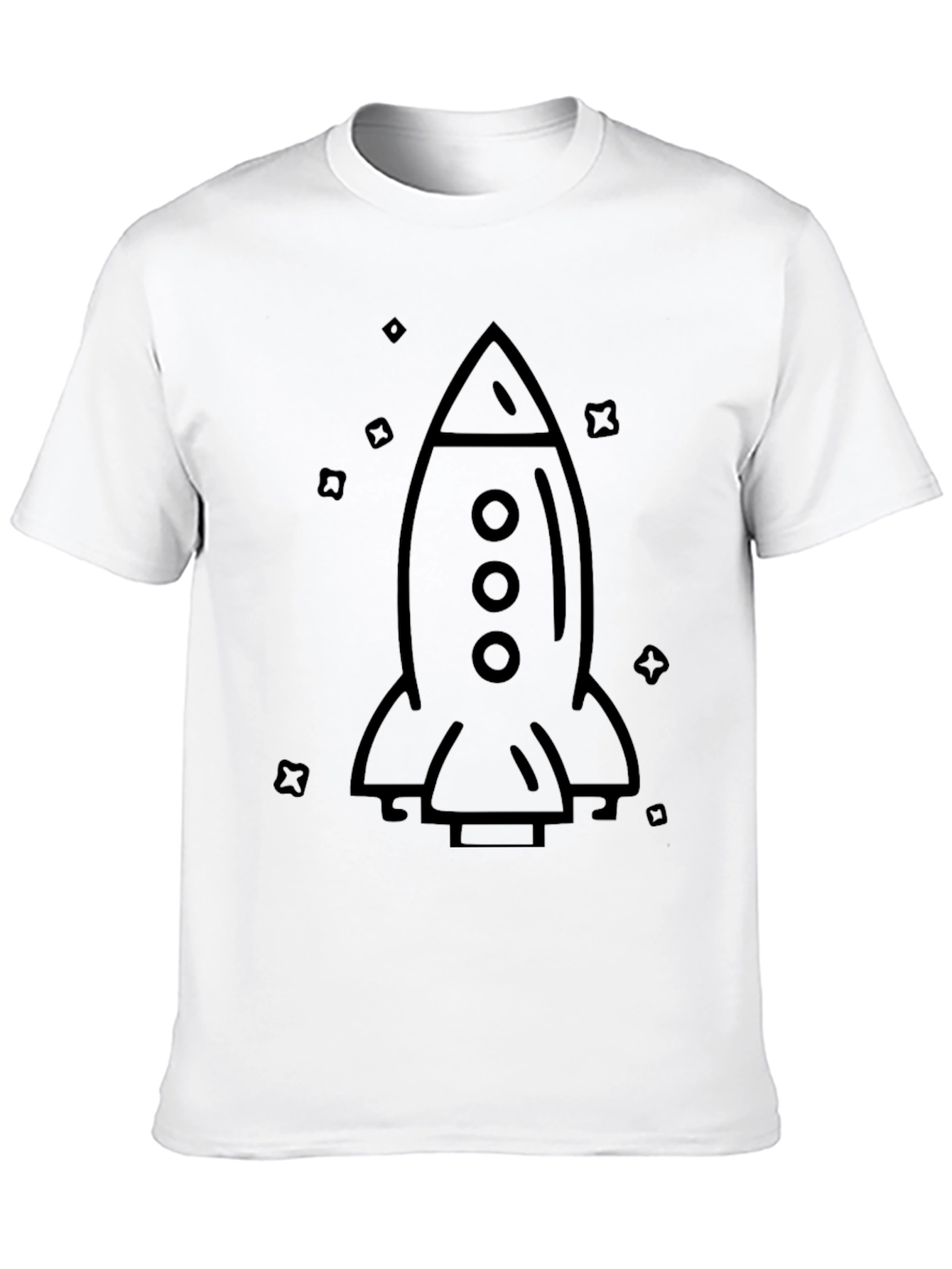 Rocket Graphic Tee - Mens Black T-Shirt