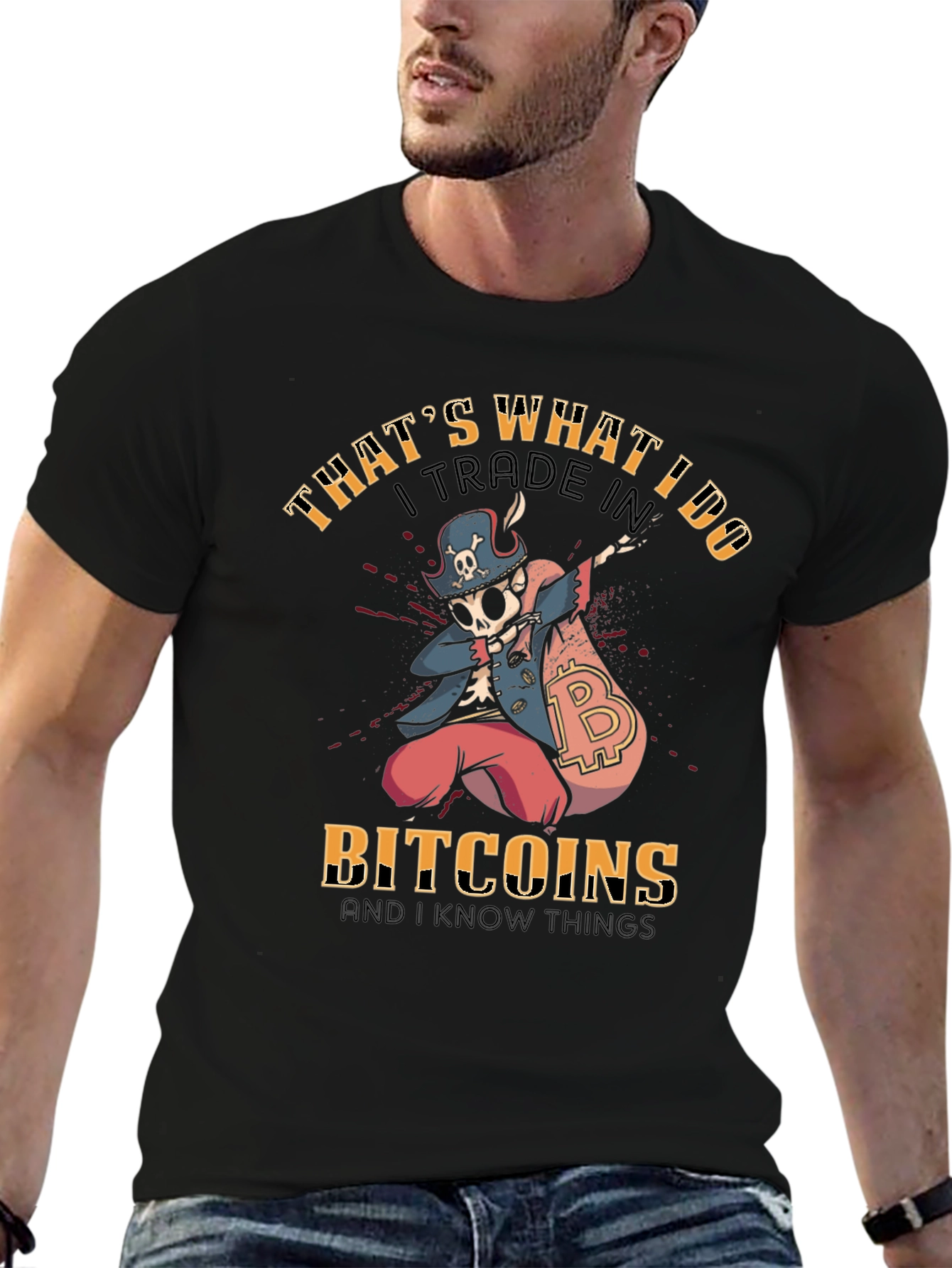 Bitcoin Trader T-Shirt Crypto Design Tee