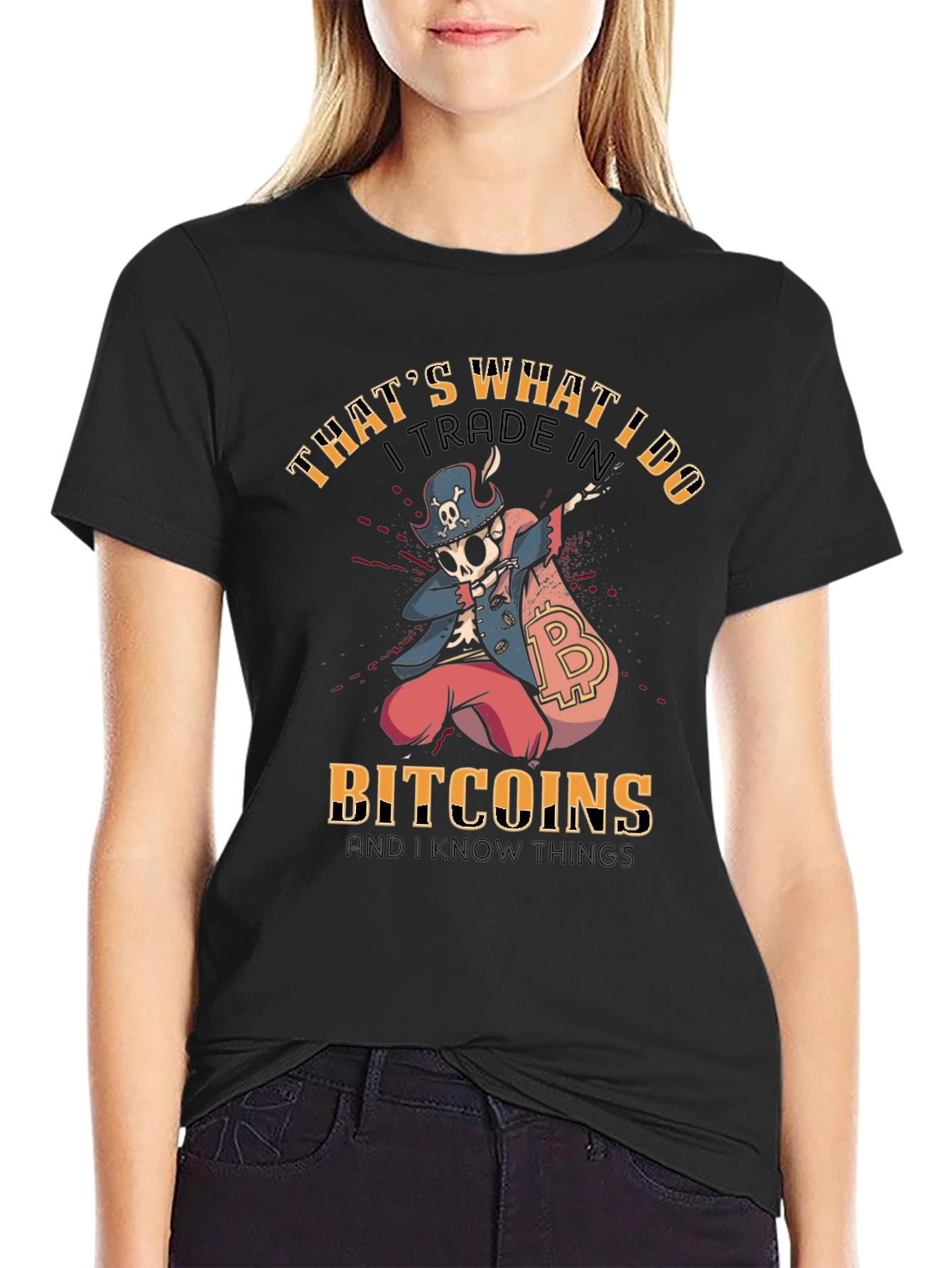 Bitcoin Trader T-Shirt Crypto Design Tee