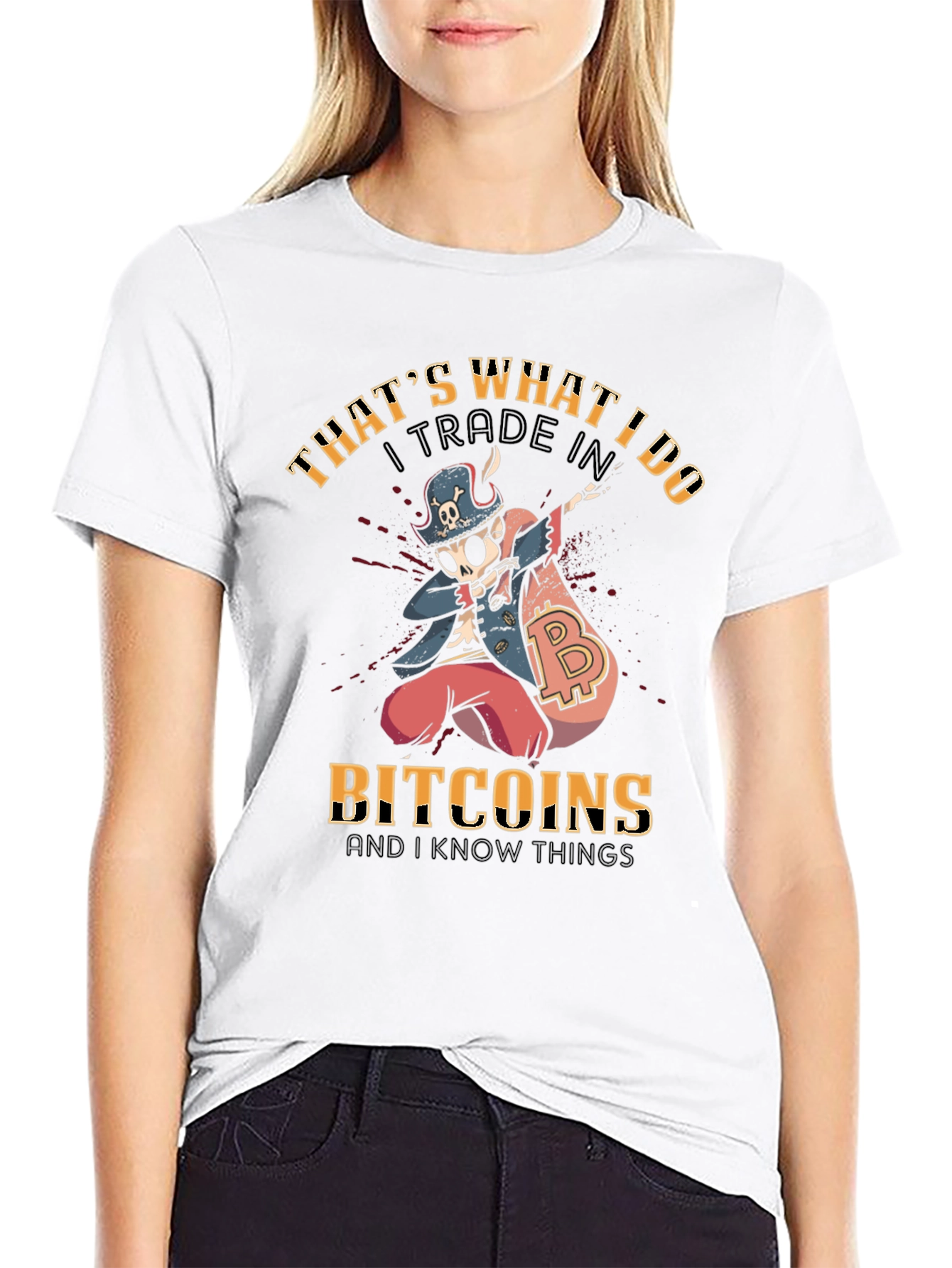 Bitcoin Trader T-Shirt Crypto Design Tee