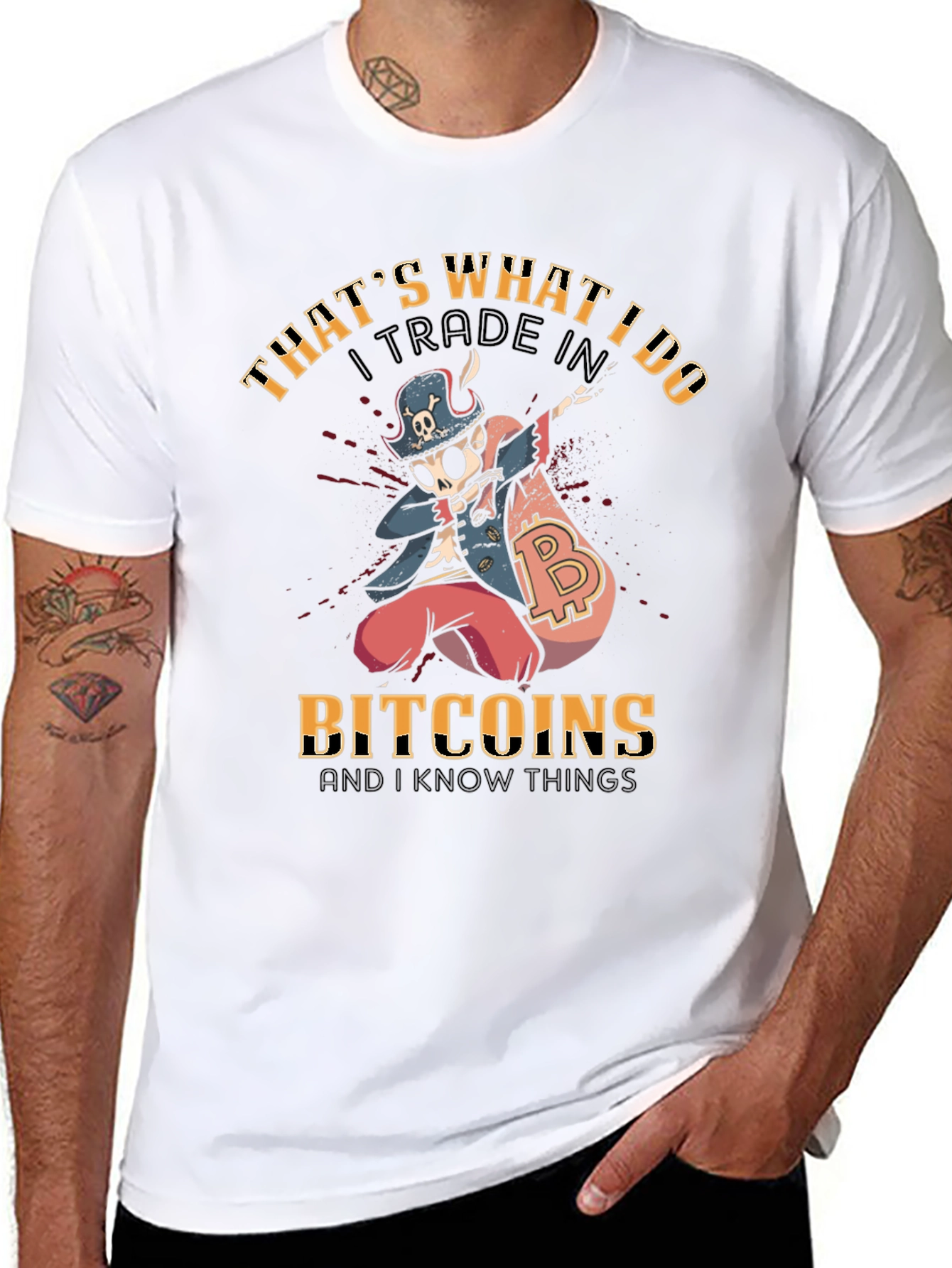 Bitcoin Trader T-Shirt Crypto Design Tee
