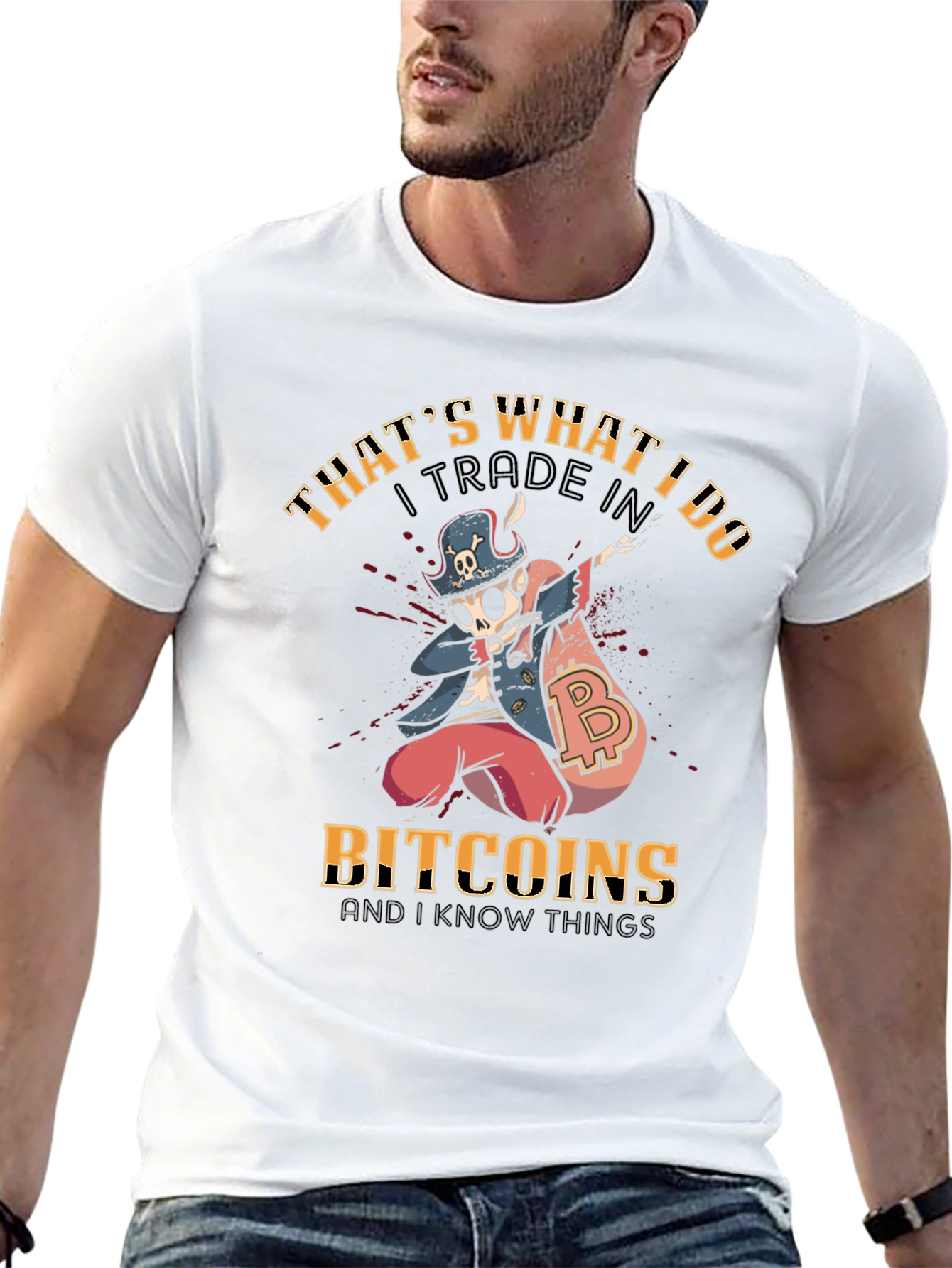 Bitcoin Trader T-Shirt Crypto Design Tee