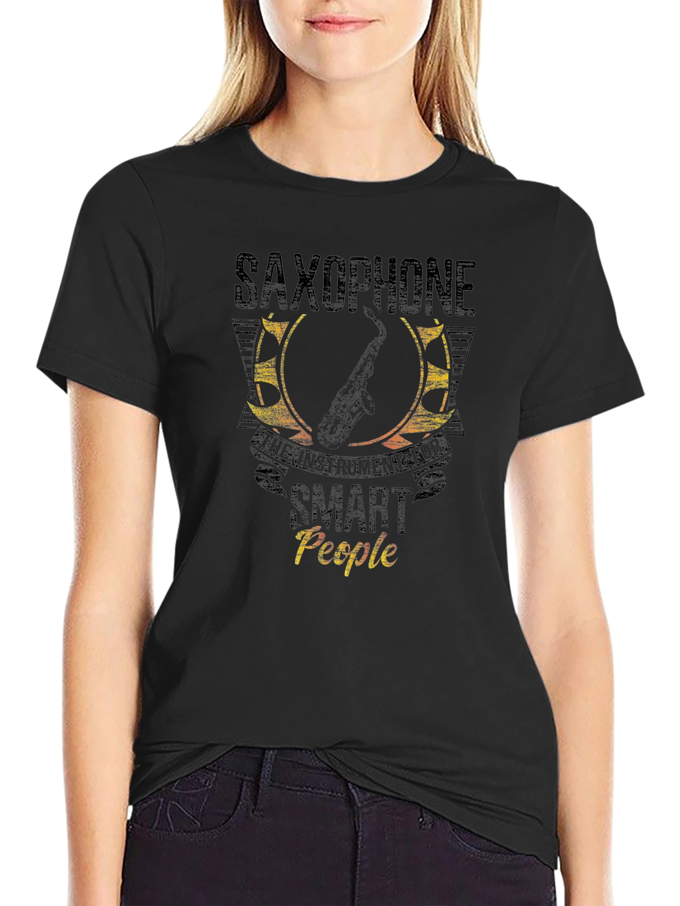 Saxophone Instrument for Smart People Graphic T-Shirt