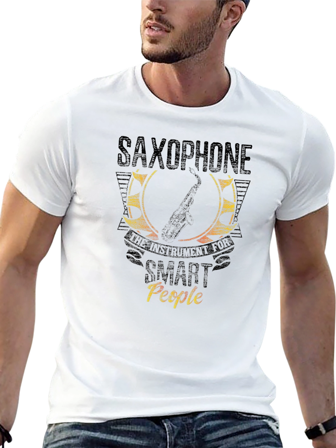 Saxophone Instrument for Smart People Graphic T-Shirt