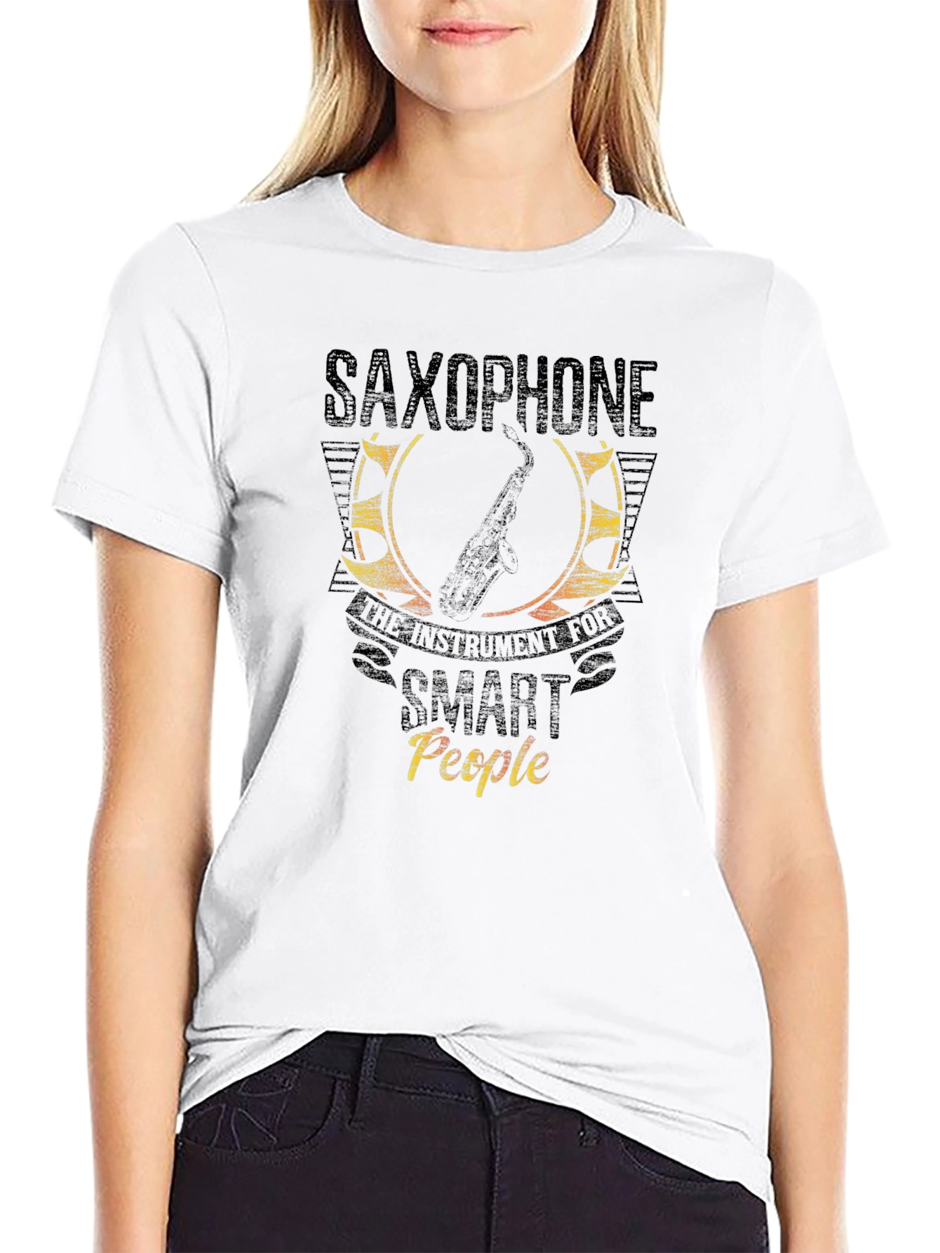 Saxophone Instrument for Smart People Graphic T-Shirt